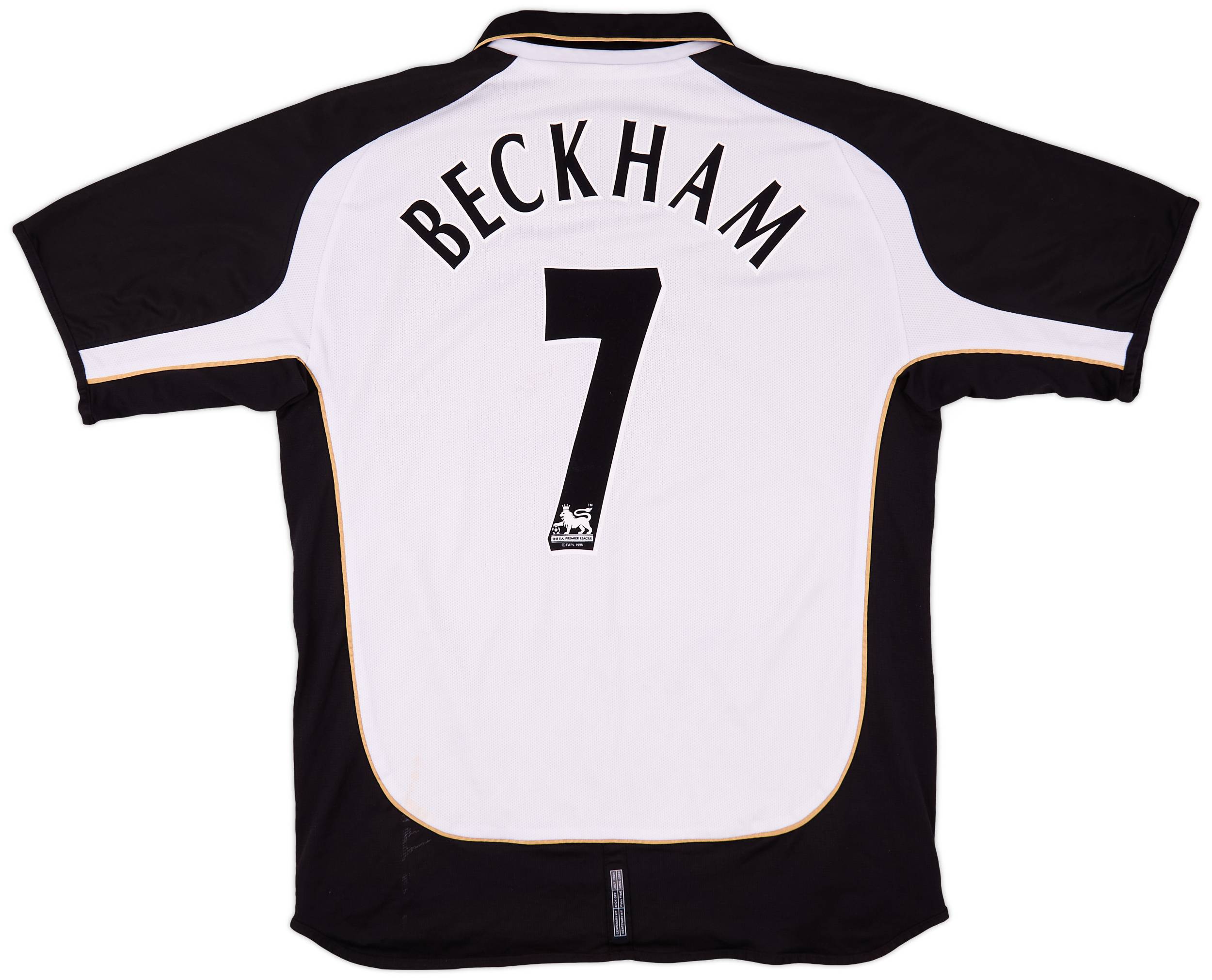 2001-02 Manchester United Centenary Away/Third Shirt Beckham #7 - 6/10 - (XL)