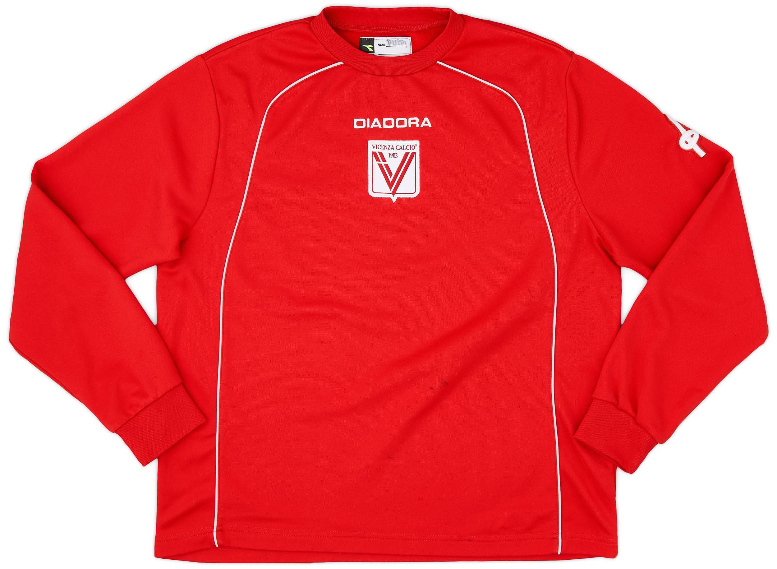 2007-08 Vicenza Diadora Sweat Top - 6/10 - (M)