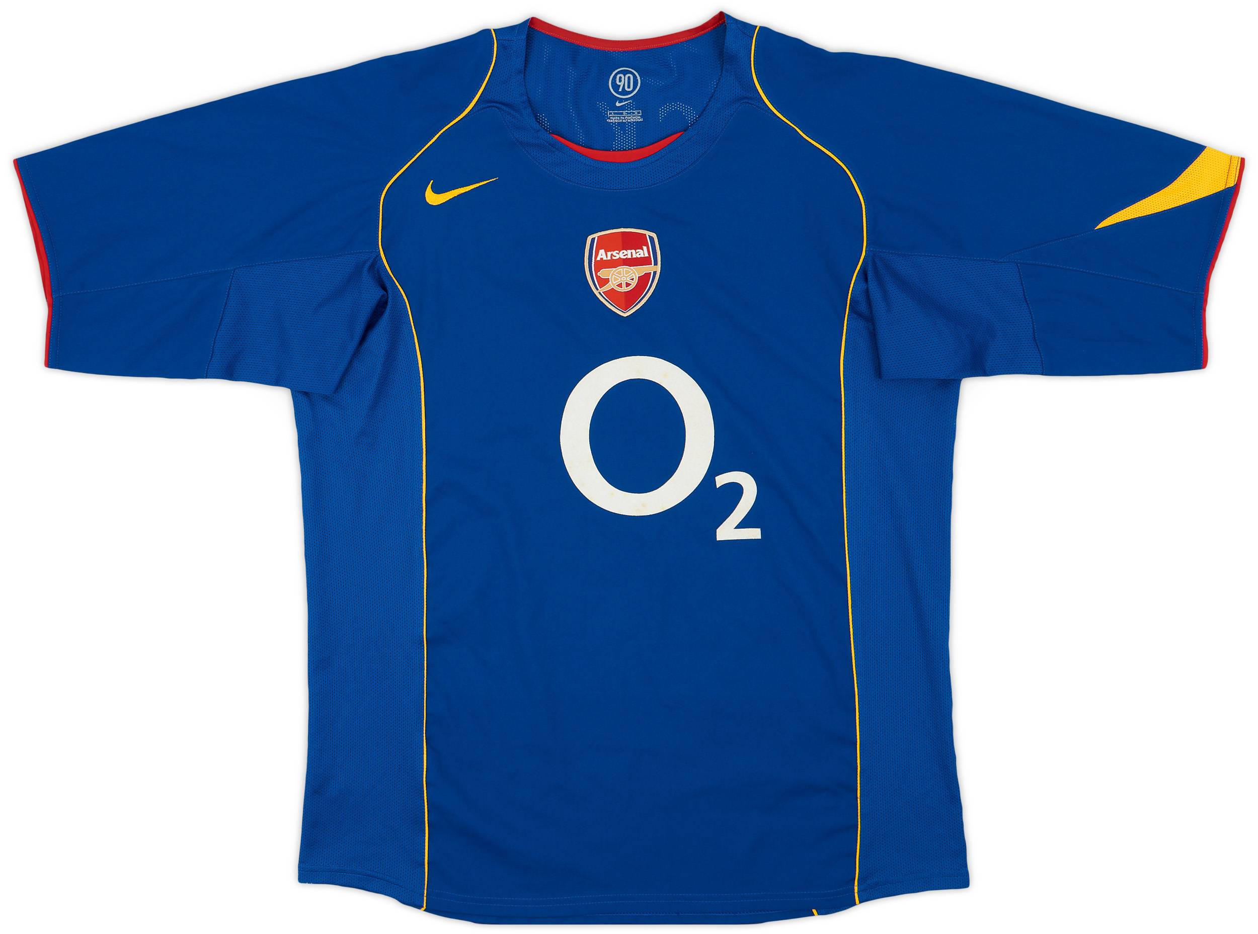 2004-06 Arsenal Away Shirt Bergkamp #10 - 7/10 - (L)