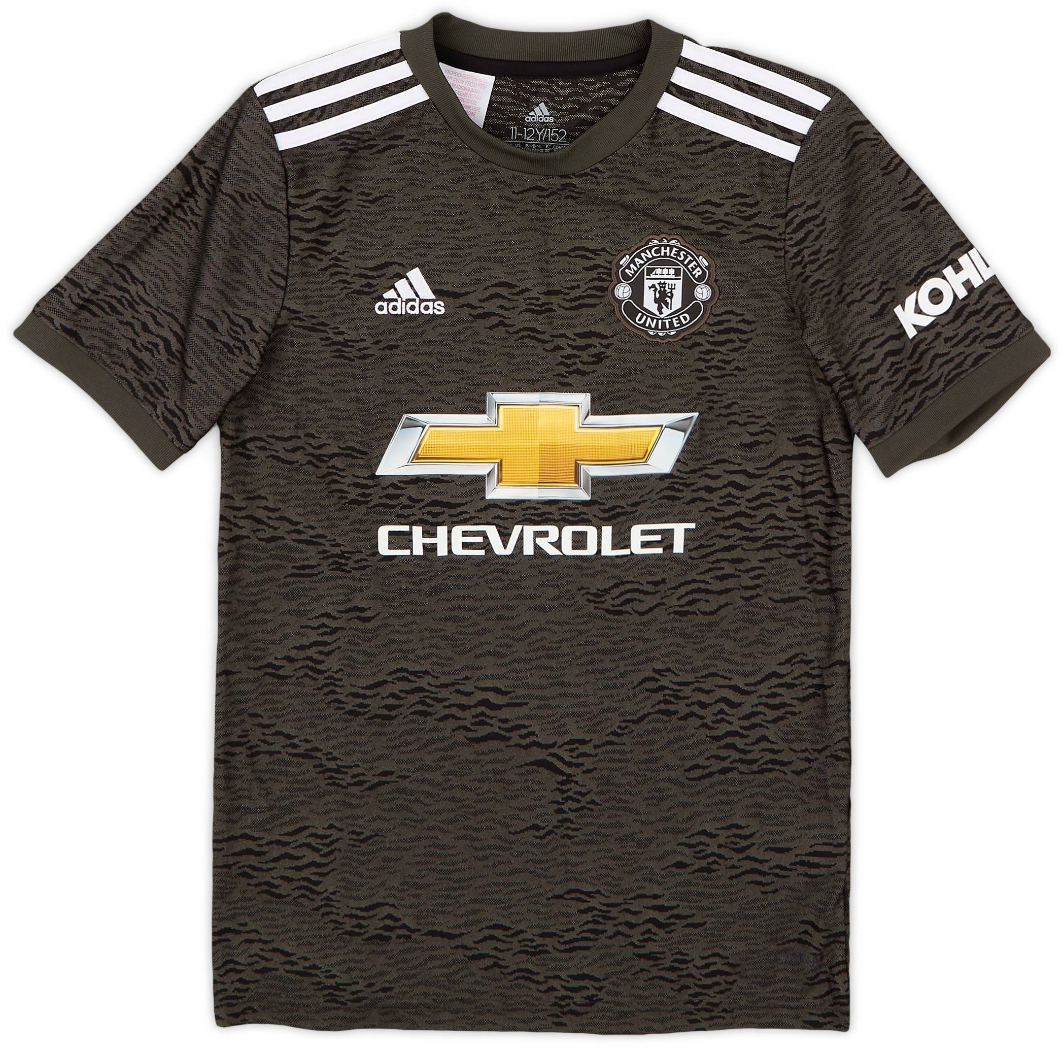 2020-21 Manchester United Away Shirt - 9/10 - (M.Boys)