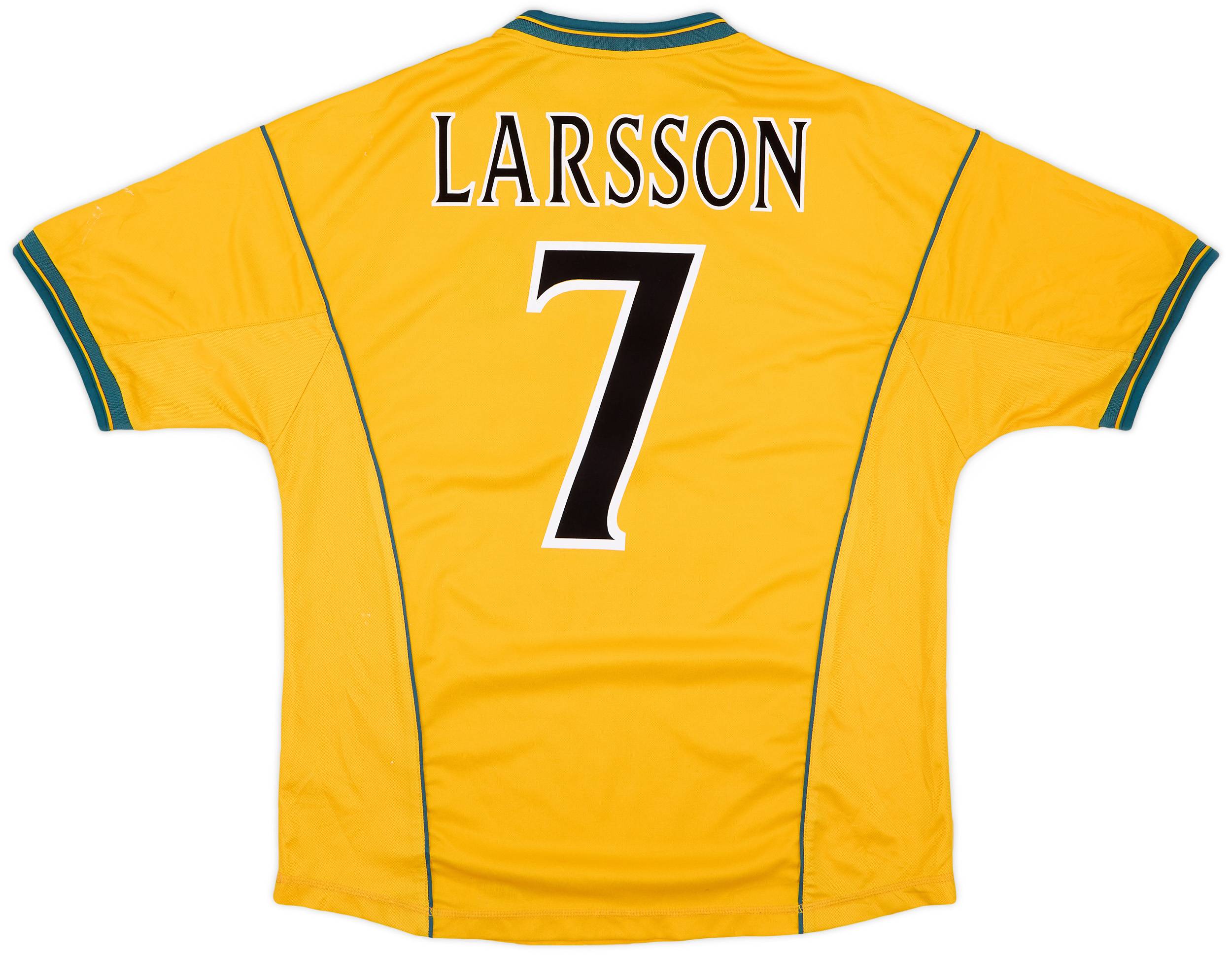2000-02 Celtic Away Shirt Larsson #7 - 7/10 - (L)