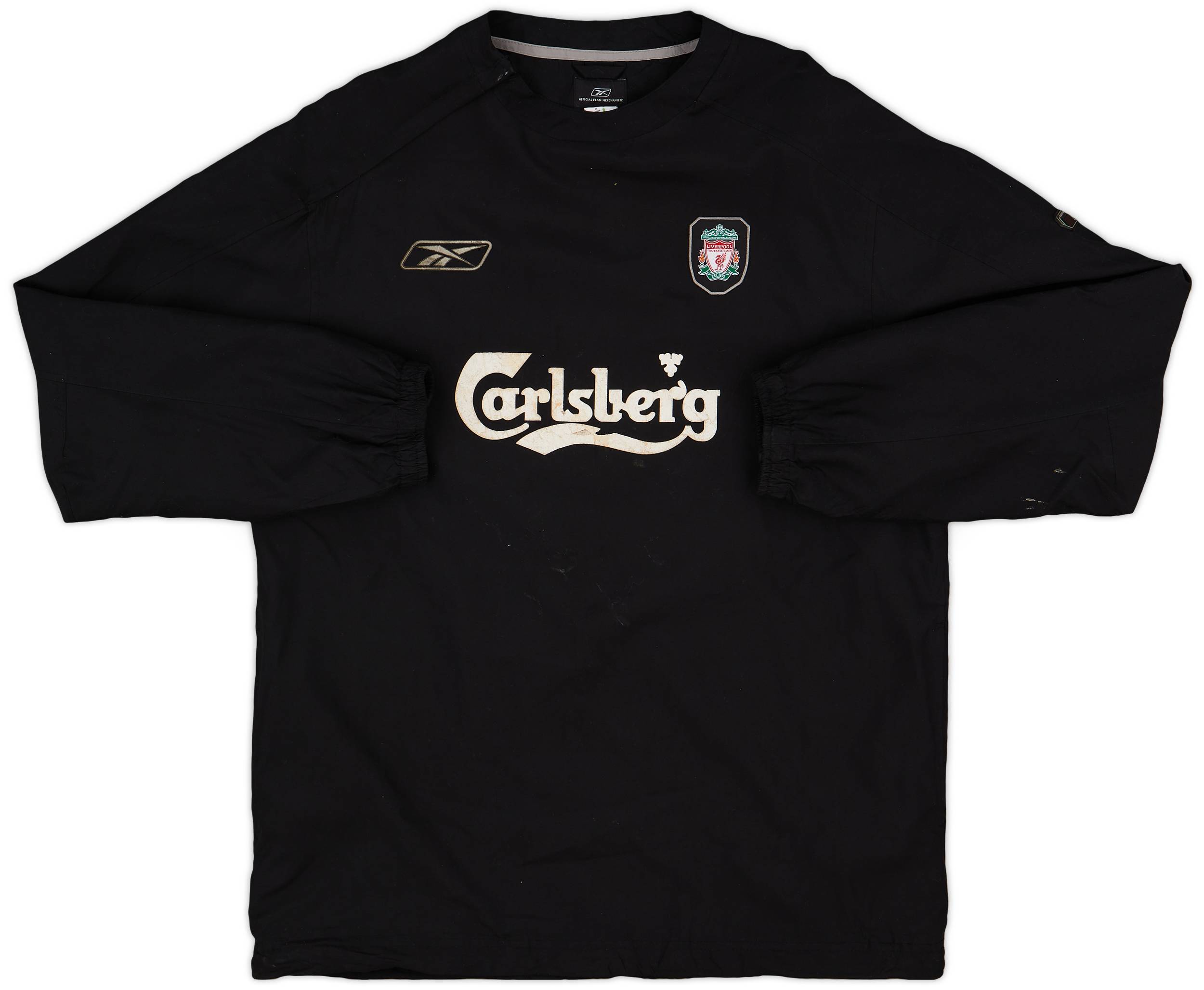 2004-06 Liverpool Reebok 1/4 Zip Drill Top - 3/10 - (S)