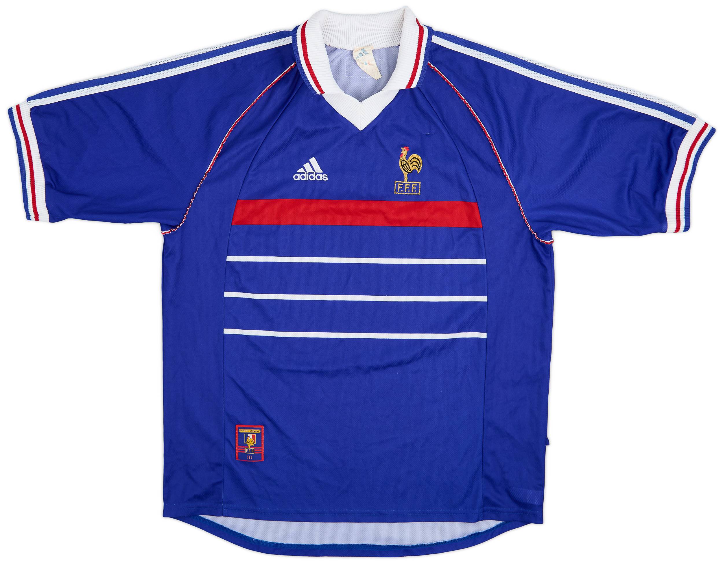 1998-00 France Home Shirt - 9/10 - (L)