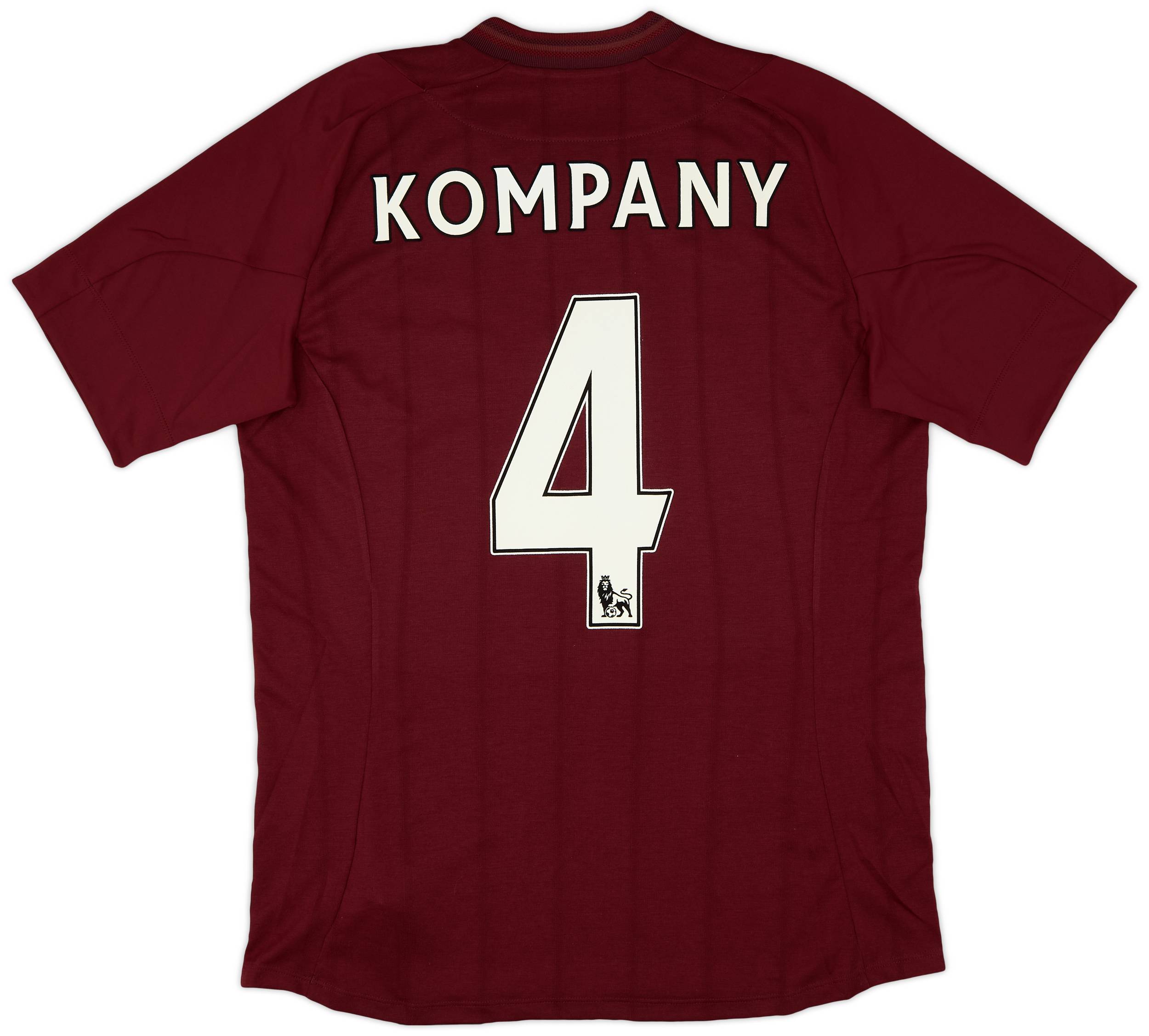 2012-13 Manchester City Away Shirt Kompany #4 (L)