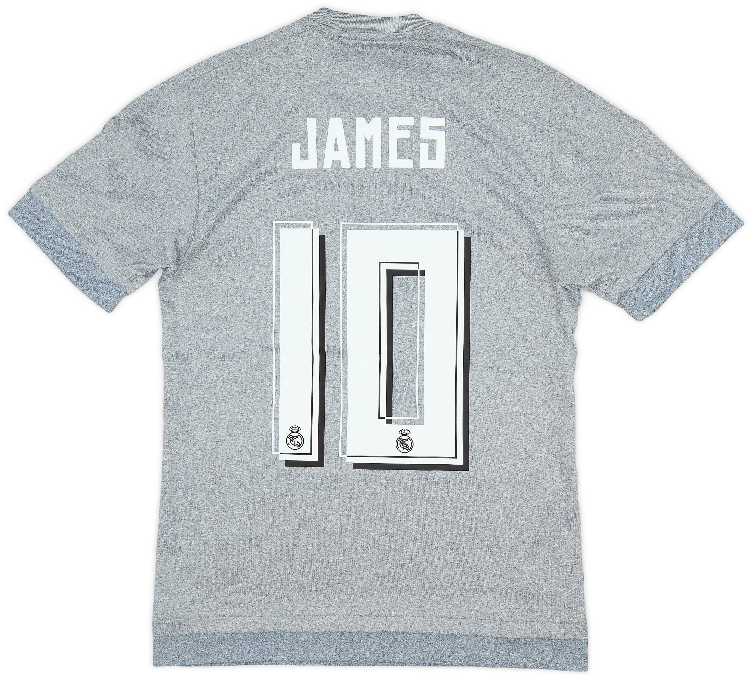 2015-16 Real Madrid Away Shirt James #10 (XS)