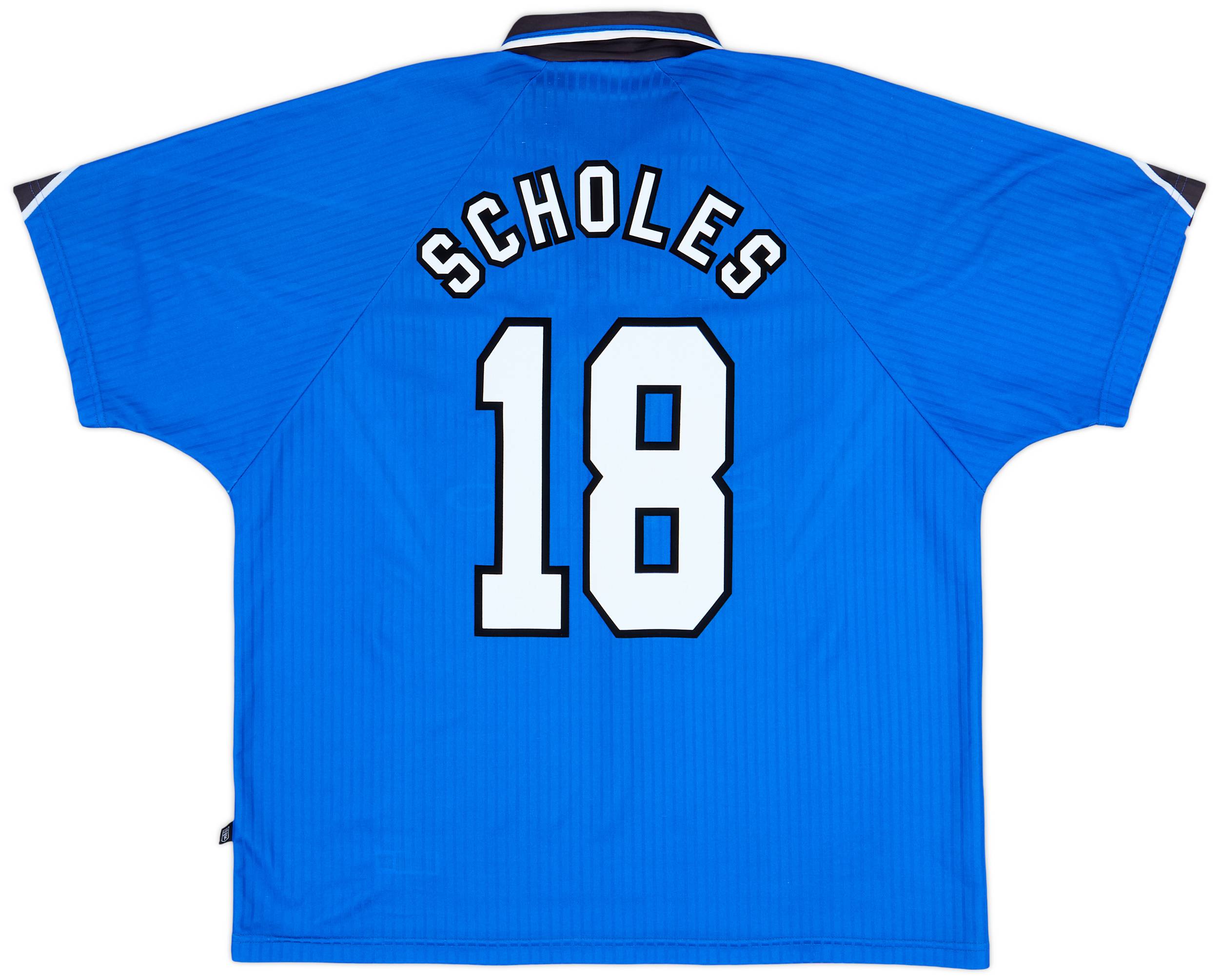 1996-98 Manchester United Third Shirt Scholes #18 - 9/10 - (XXL)