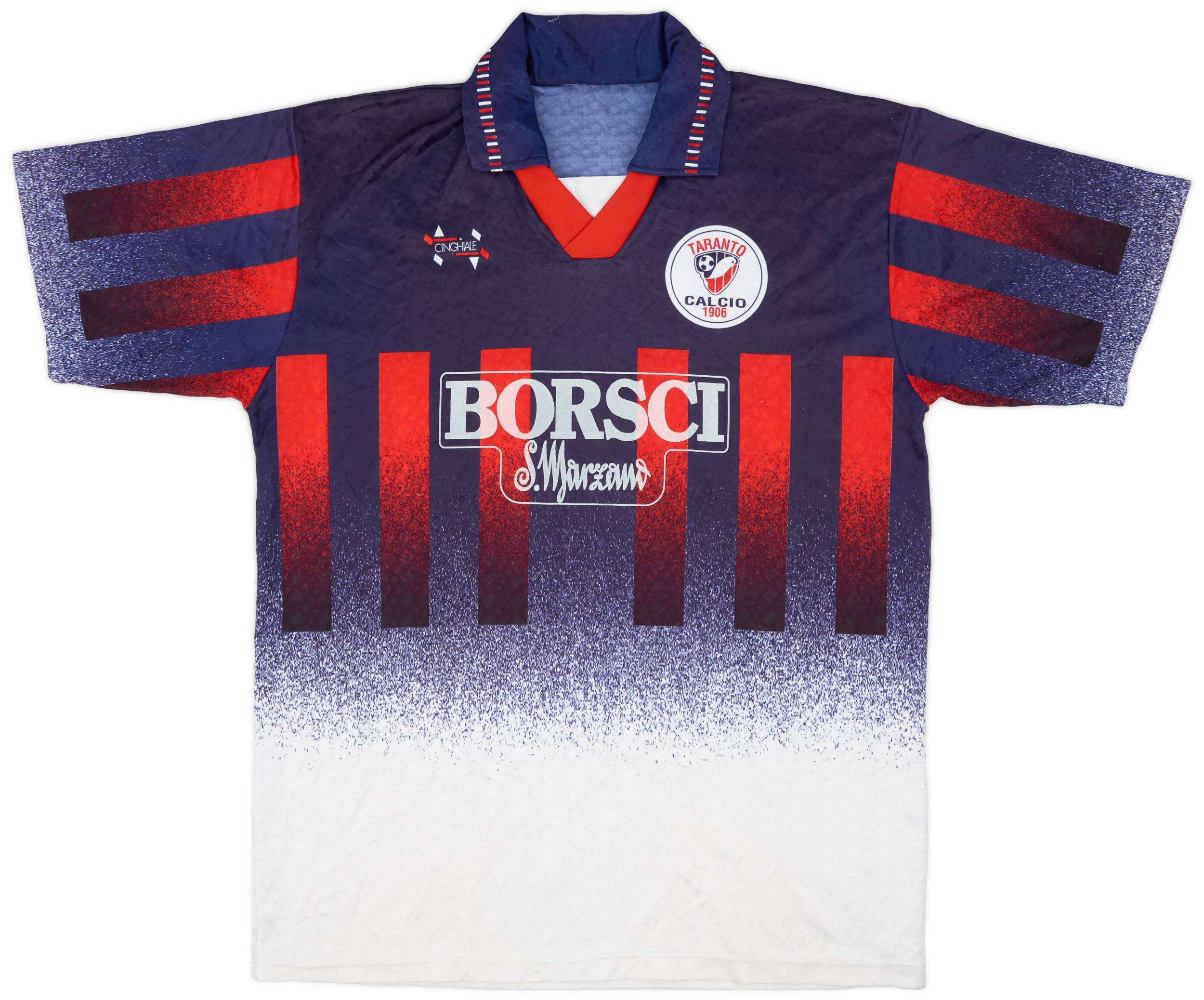 Football Club Maglia Taranto Calcio 2022 2021 Costantino's Unwashed Signed  Shirt, Taranto Vs Catania 2024, image size:2500x2076