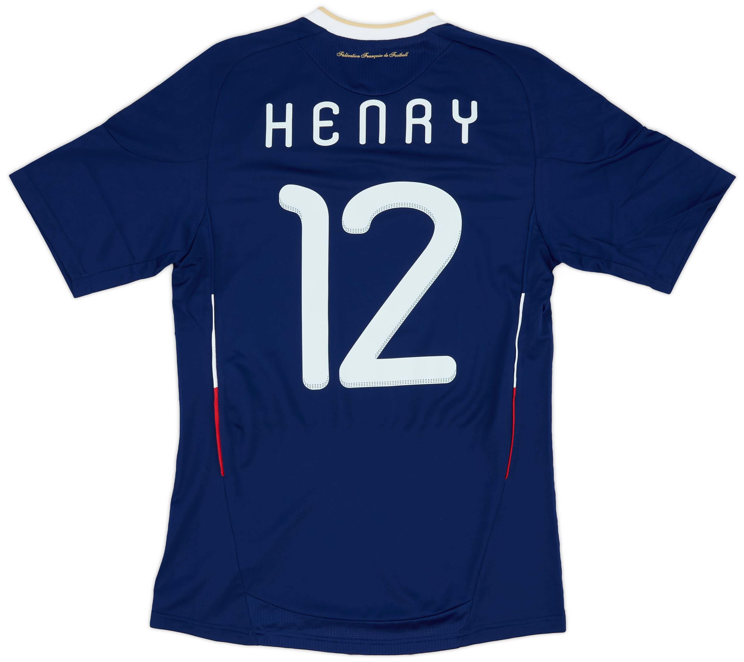2009-10 France Home Shirt Henry #12 (S)