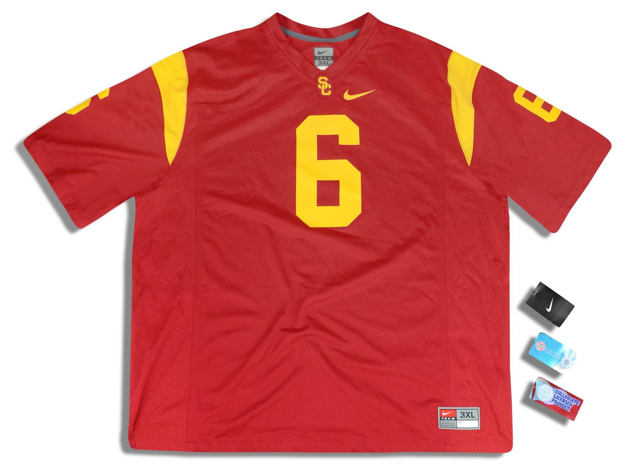 2010s USC Trojans Kessler 6 Nike Jersey Home 3XL W Tags