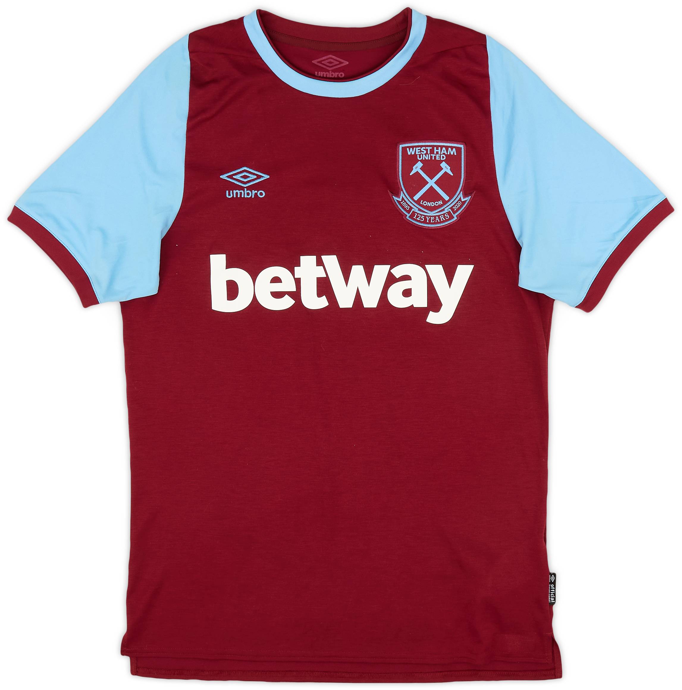 2020-21 West Ham Home Shirt - 8/10 - (M)