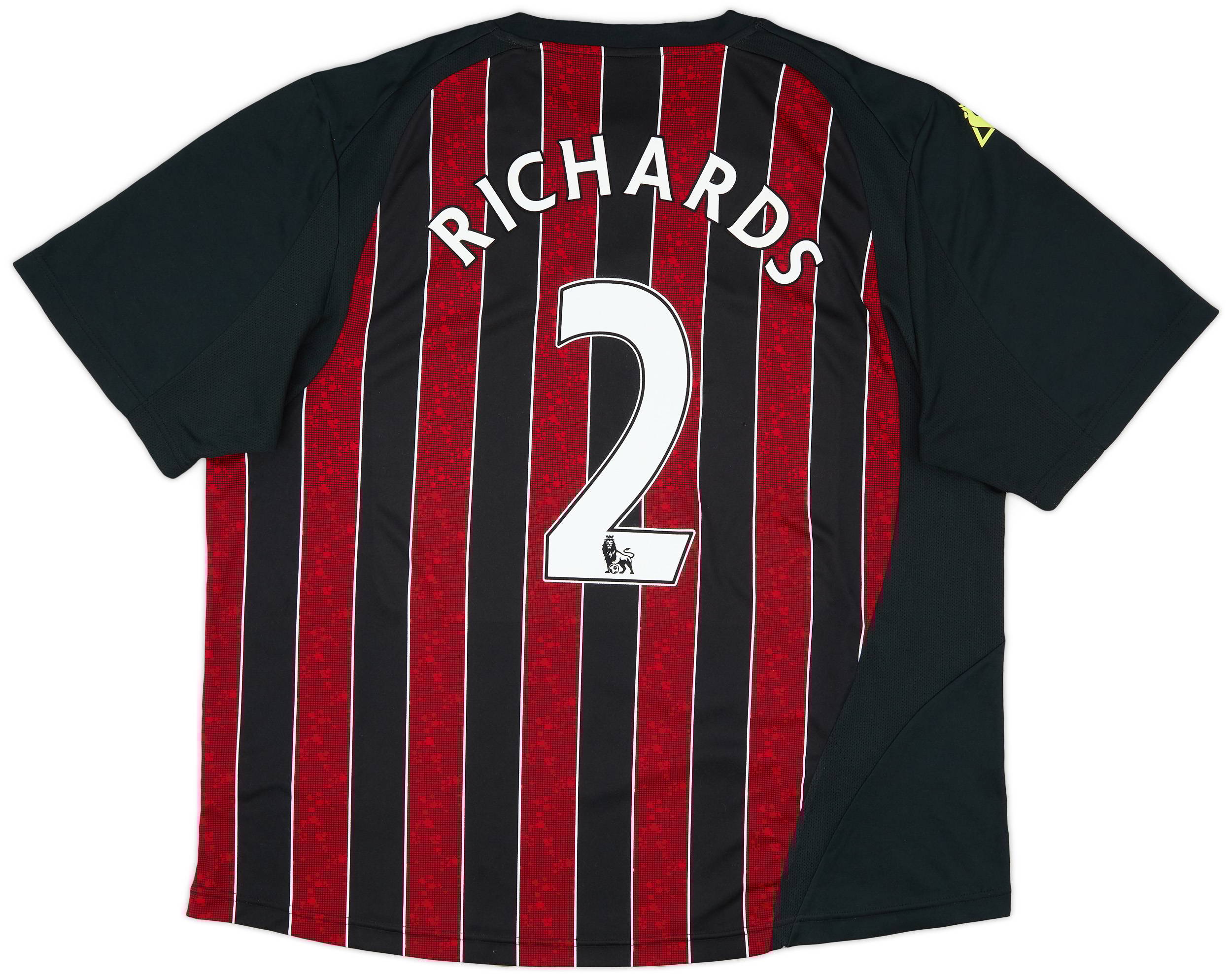 2008-09 Manchester City Away Shirt Richards #2 - 8/10 - (XXL)