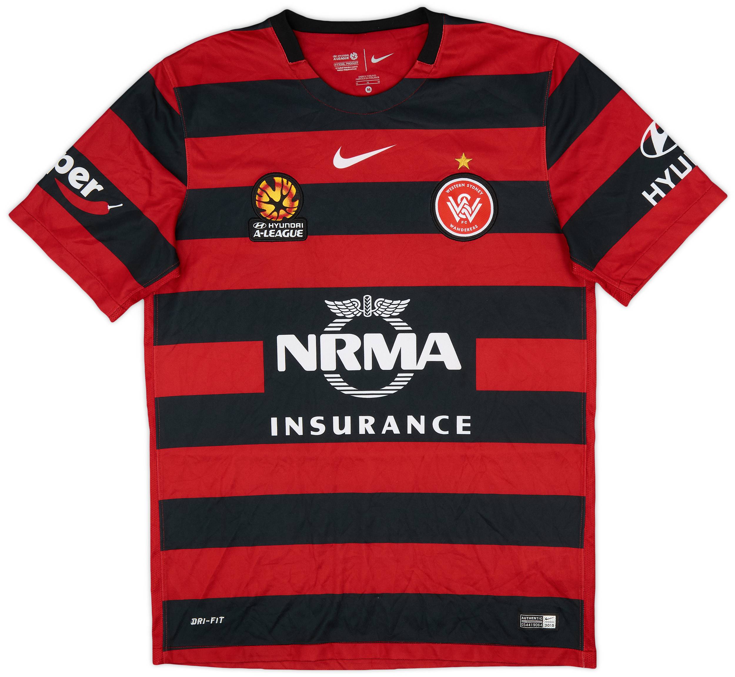 2015-16 Western Sydney Wanderers Home Shirt - 8/10 - (M)