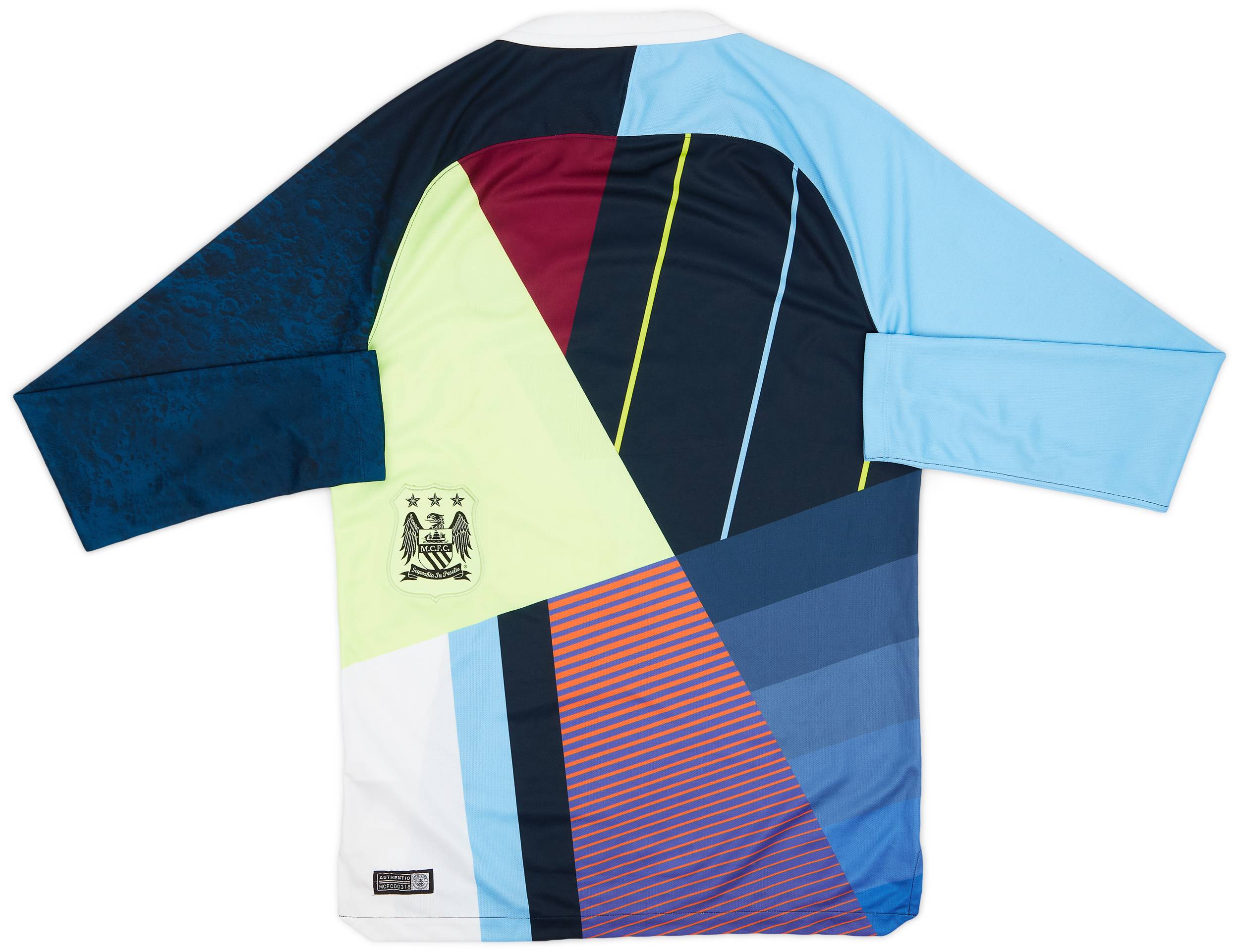 NIKE Manchester City マッシュアップ US Lサイズ Nike Launch Manchester City Mash-Up Shirt - SoccerBible
