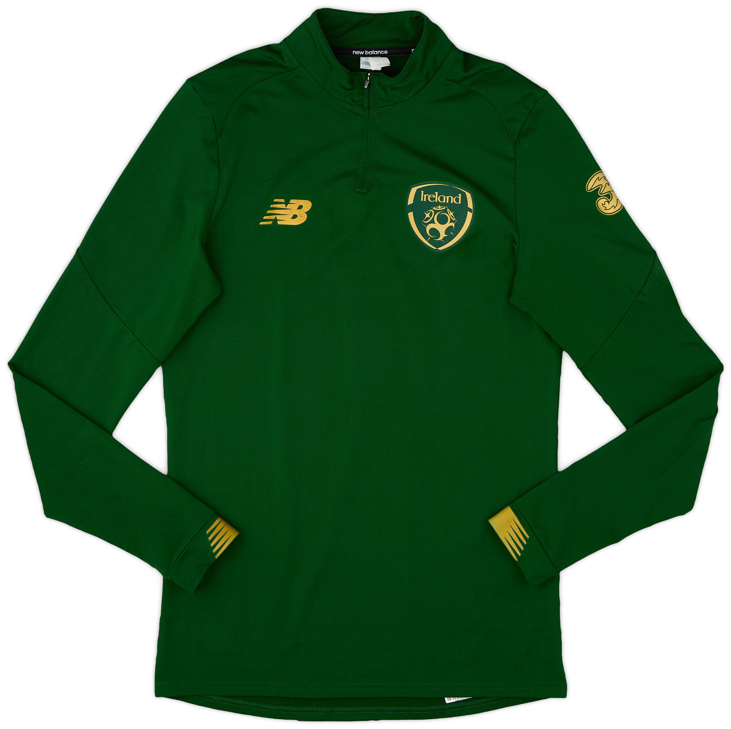 2019 20 Ireland New Balance 1 3 Zip Training Top 8 10 S