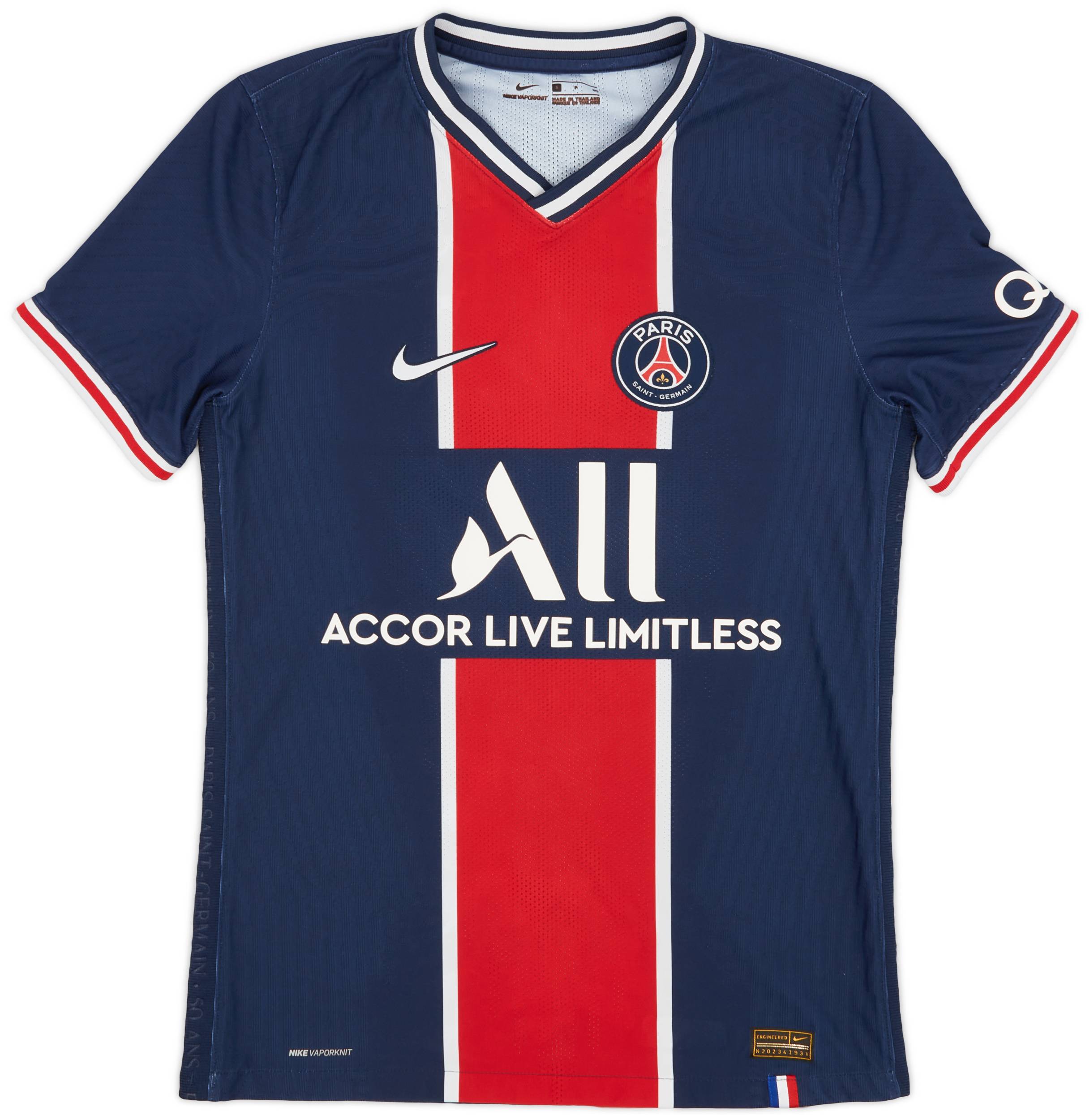 2020-21 Paris Saint-Germain Authentic Home Shirt - 6/10 - (S)