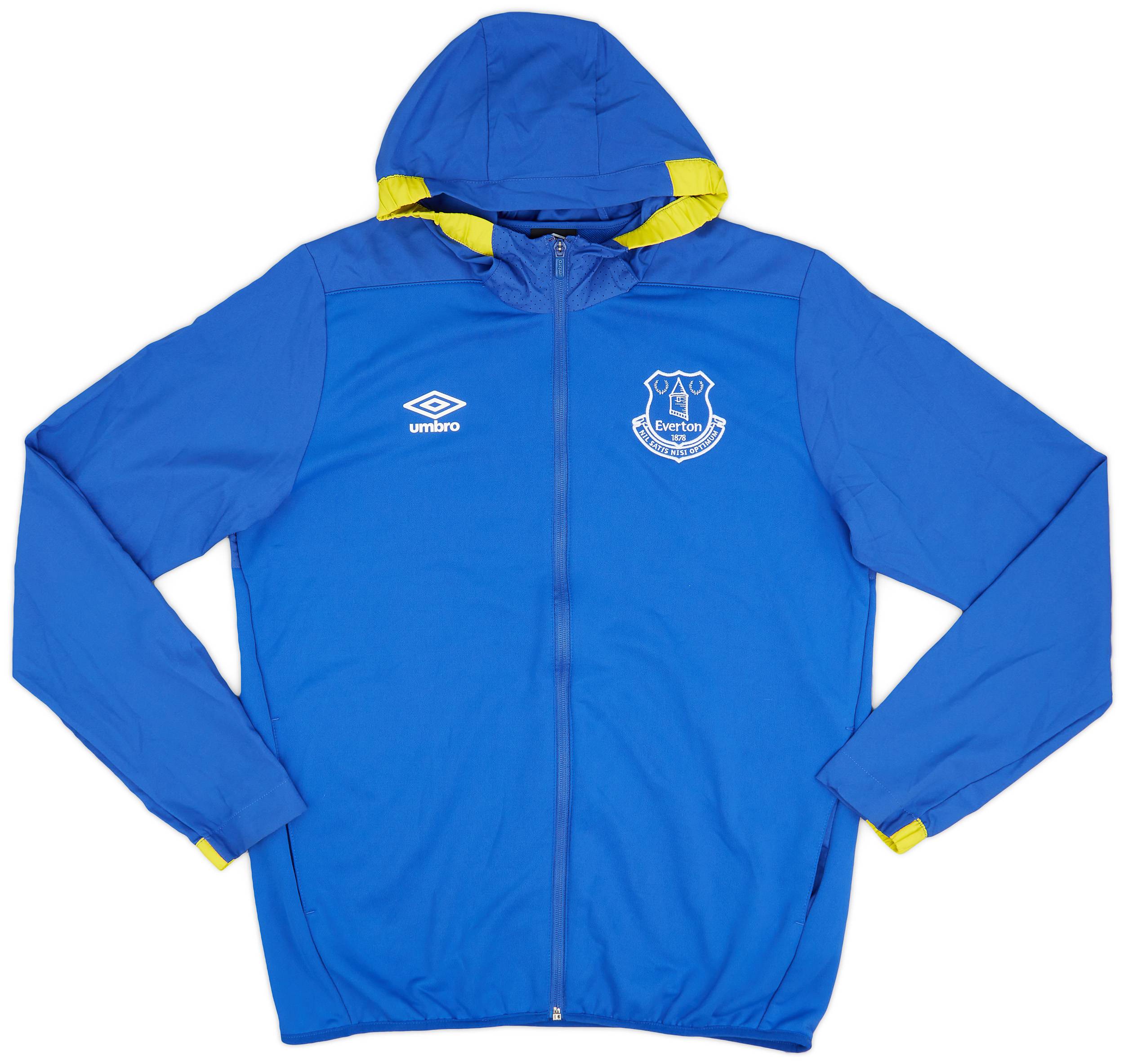 2015-16 Everton Umbro Hooded Track Jacket - 9/10 - (L)