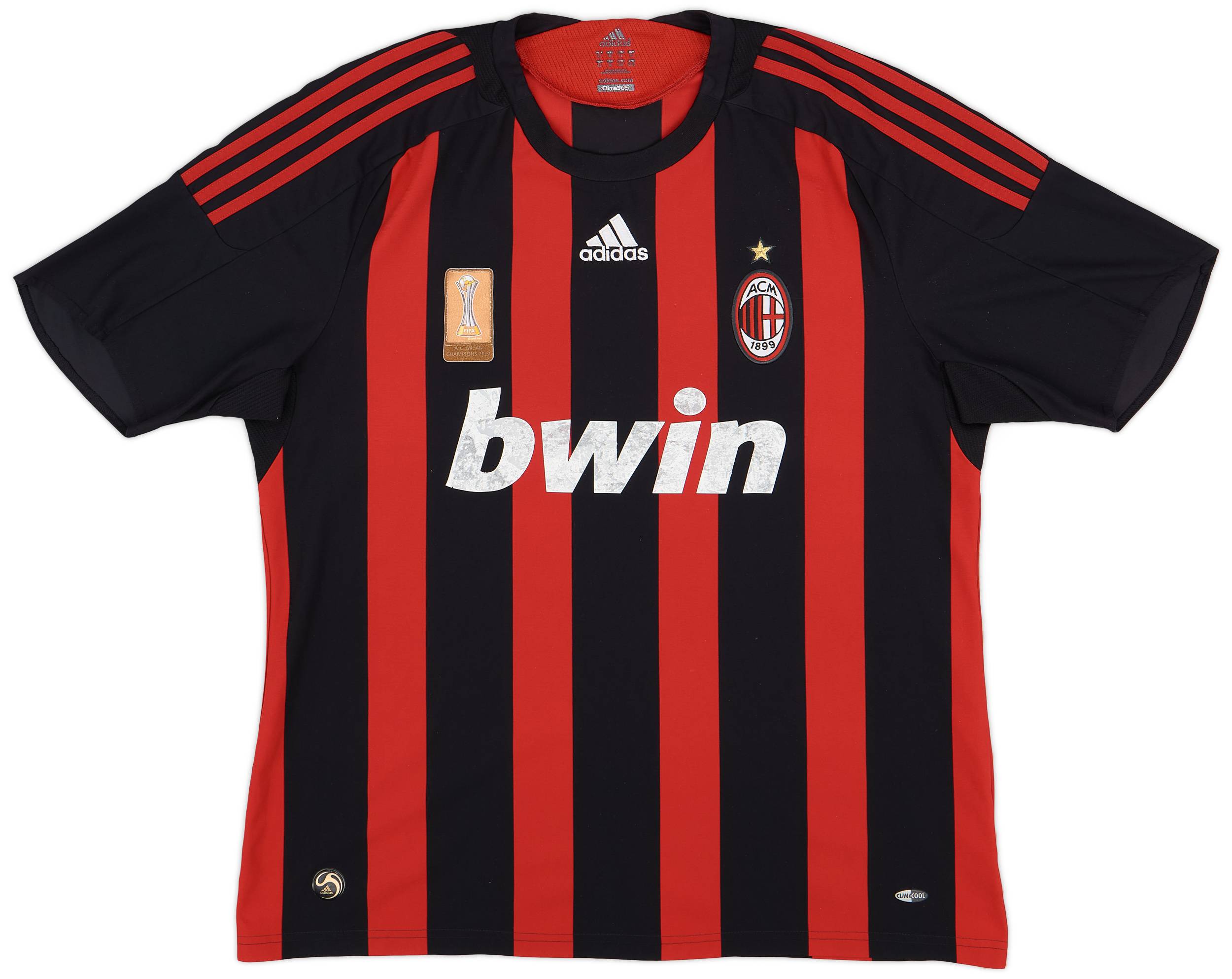 2008-09 AC Milan Home Shirt Kaka #22 - 4/10 - (XL)