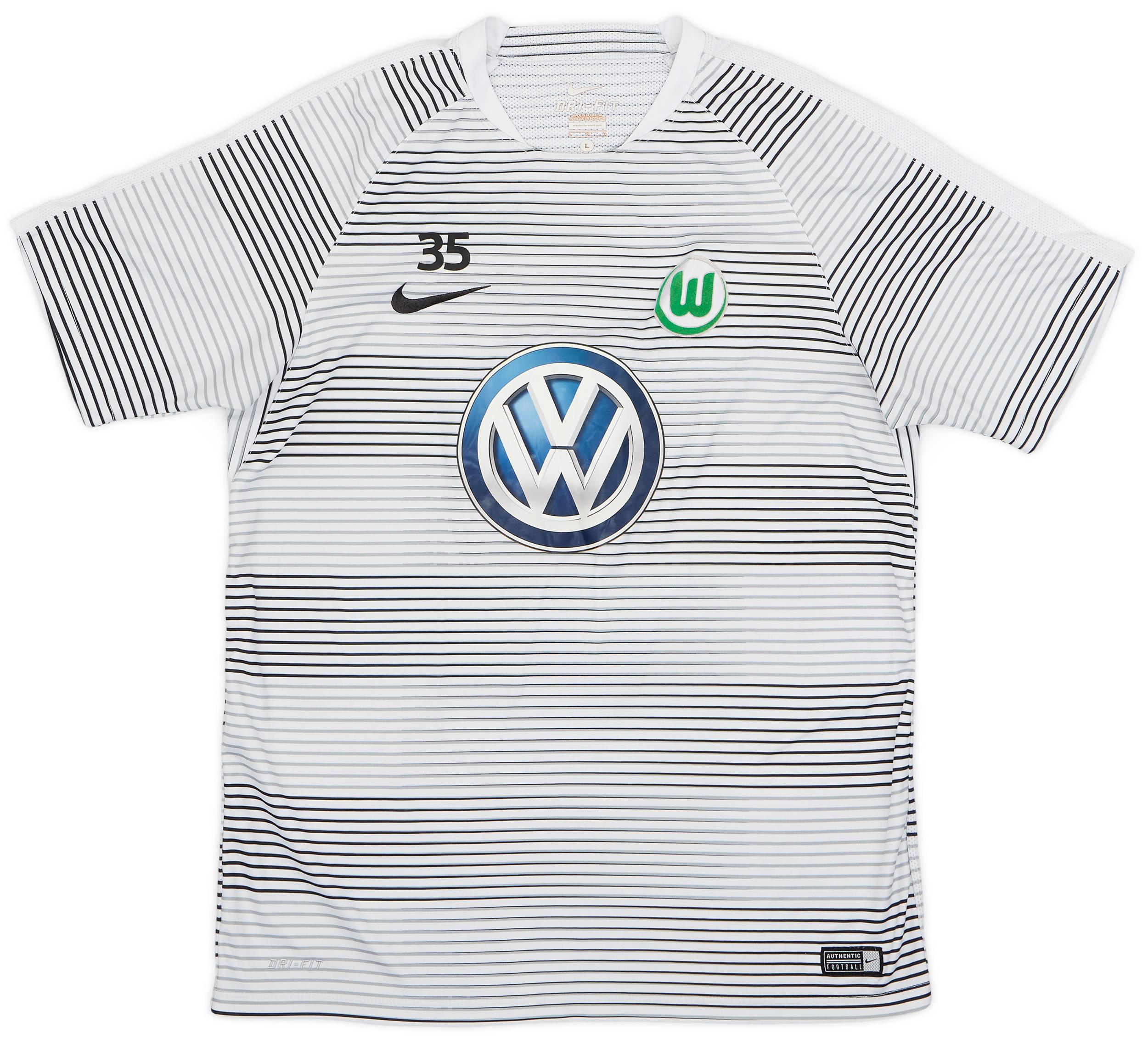 2016-17 Wolfsburg Player Issue Nike Training Shirt #35 - 7/10 - (L)