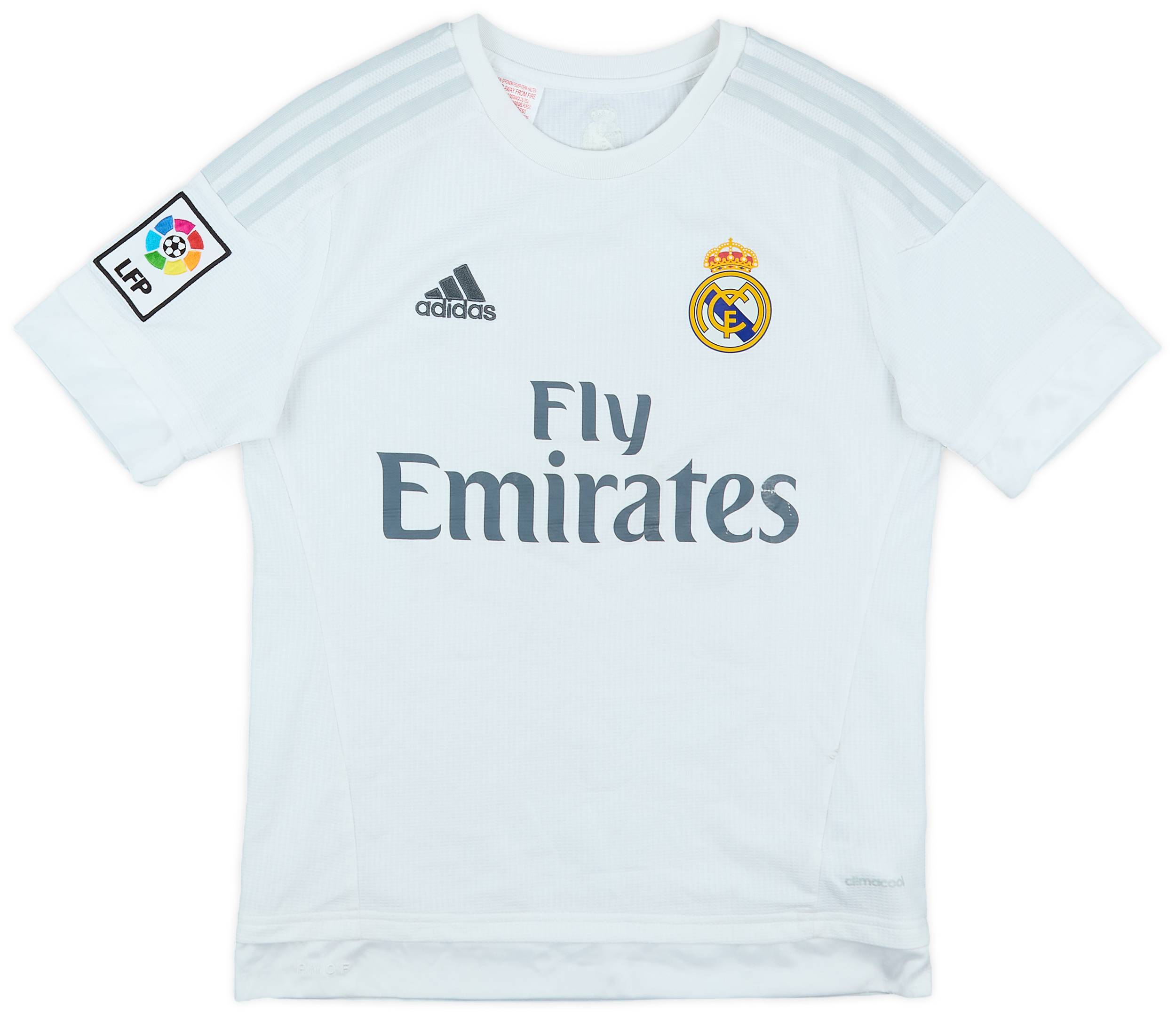 2015-16 Real Madrid Home Shirt - 7/10 - (L.Boys)
