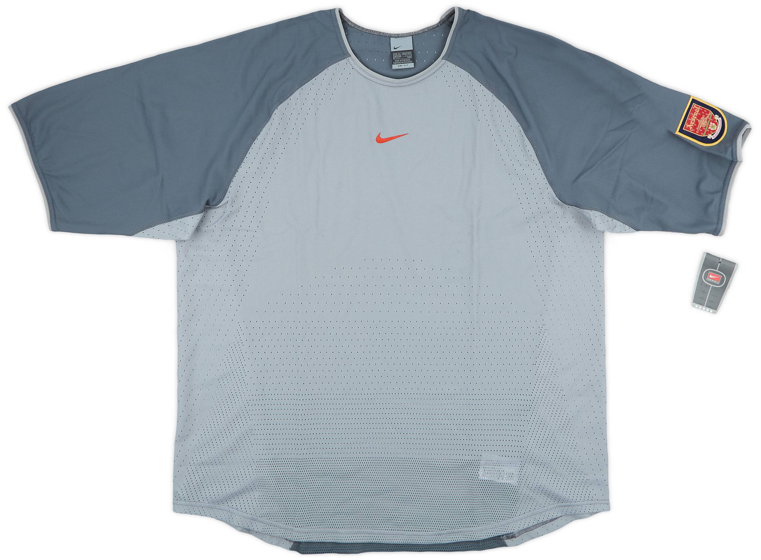 2001 02 Arsenal Nike Training Shirt XXL