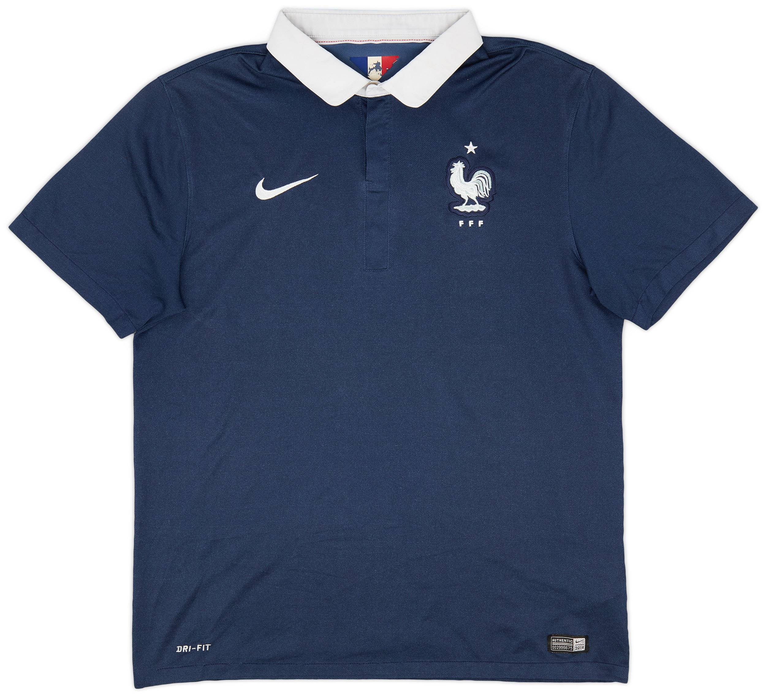 2014-15 France Home Shirt - 7/10 - (L)