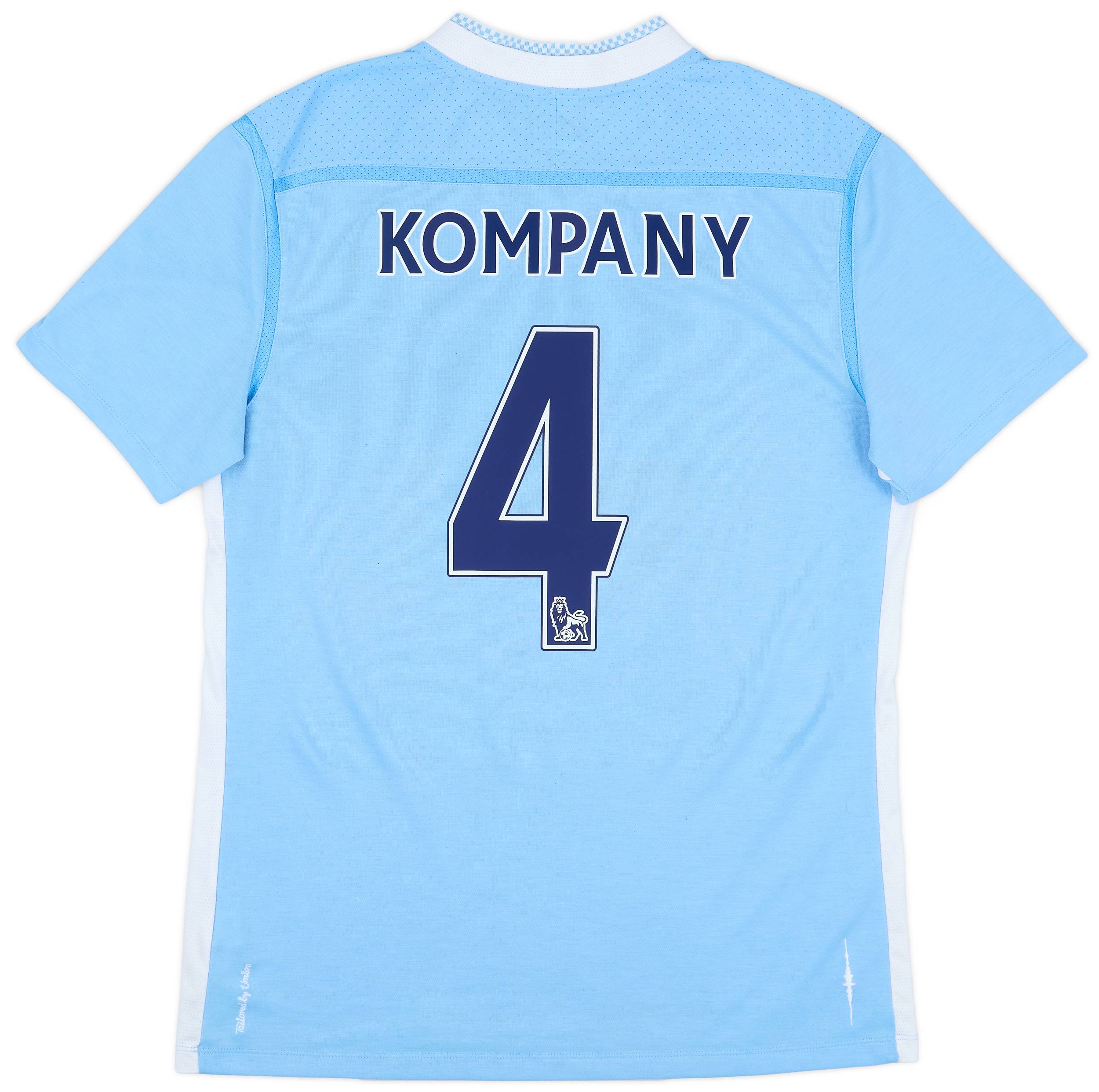 2011-12 Manchester City Home Shirt Kompany #4 - 6/10 - (M)