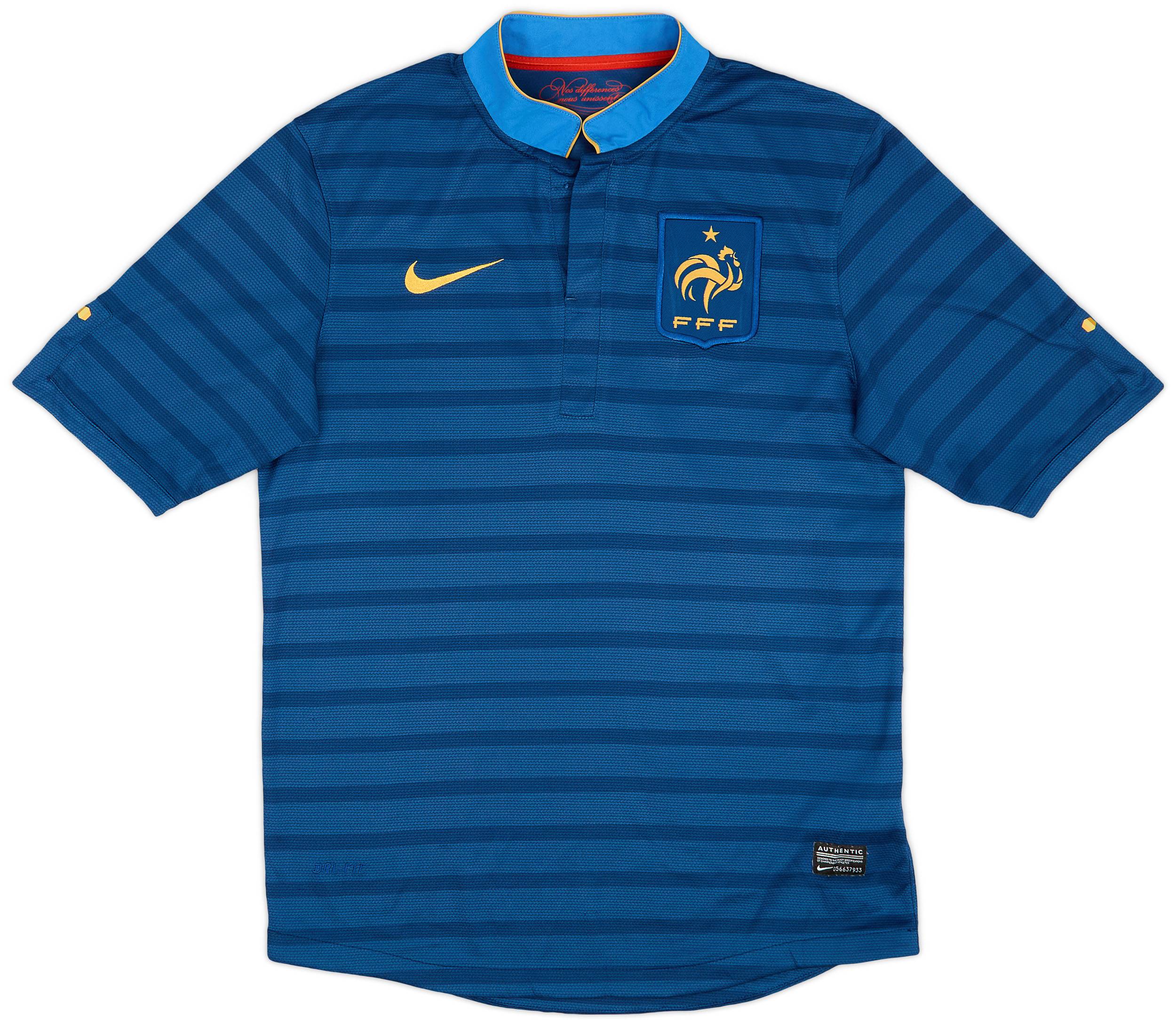 2012-13 France Home Shirt - 6/10 - (S)