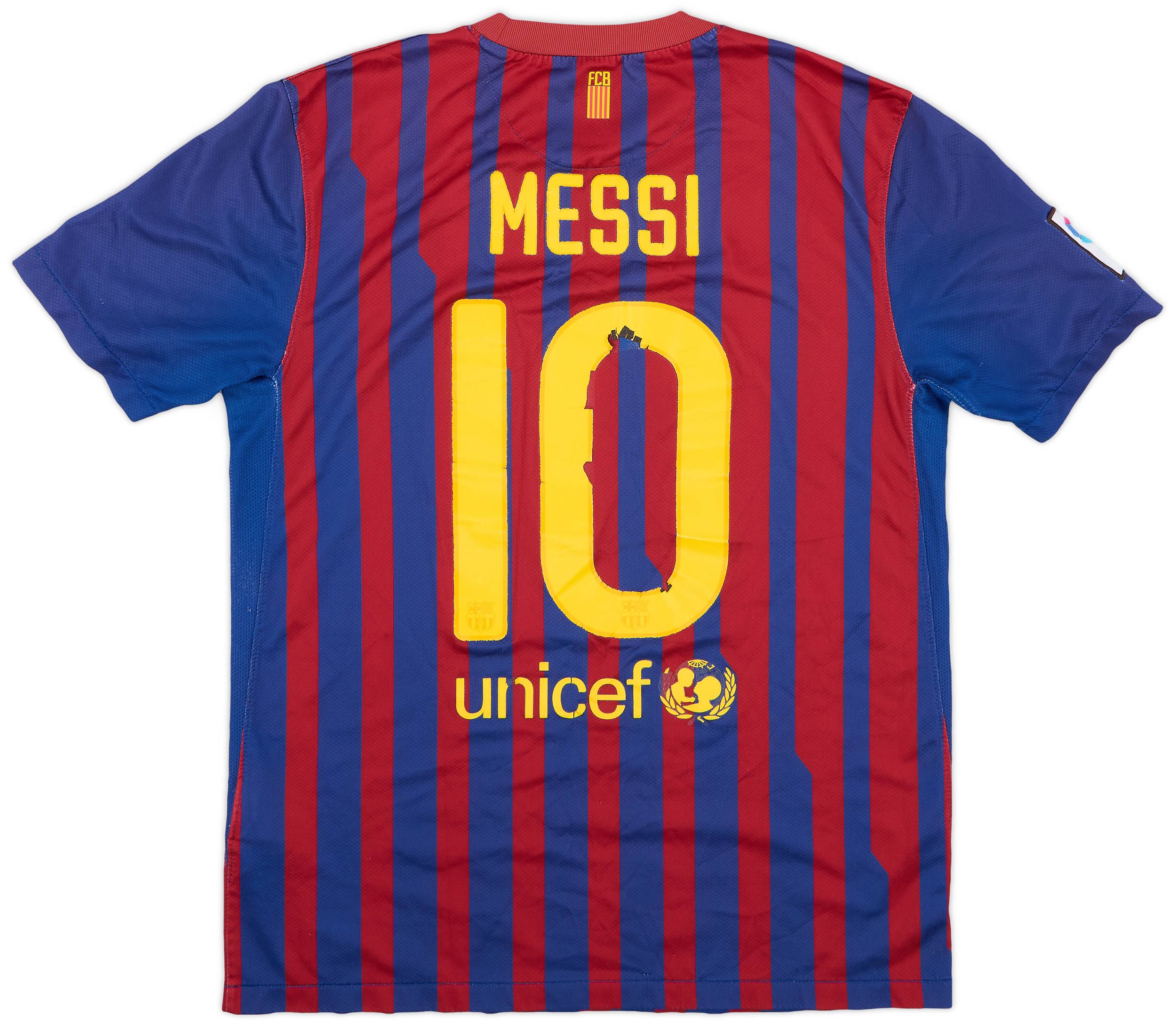 2011-12 Barcelona Home Shirt Messi #10 - 4/10 - (M)