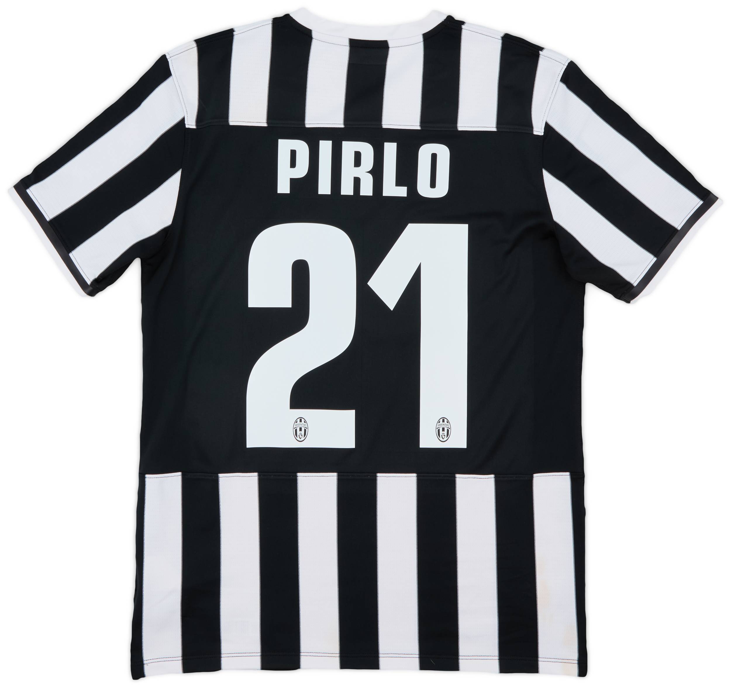 2013-14 Juventus Home Shirt Pirlo #21 - 9/10 - (M)