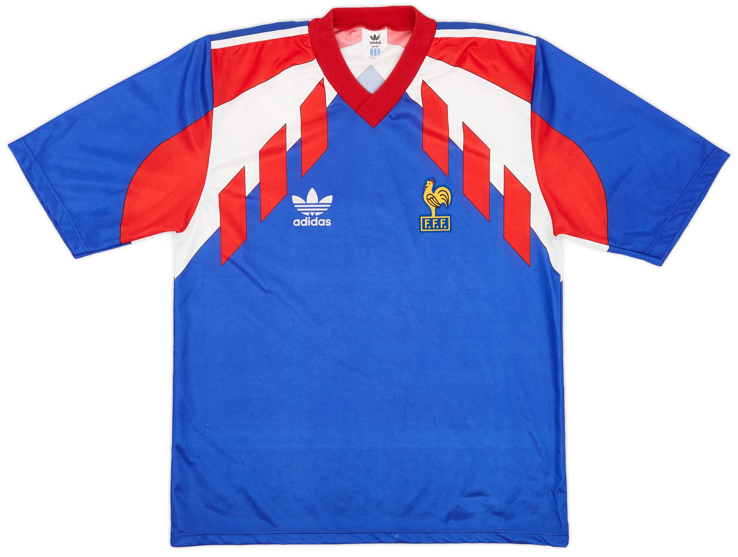 1990-92 France Home Shirt - 8/10 - (M/L)