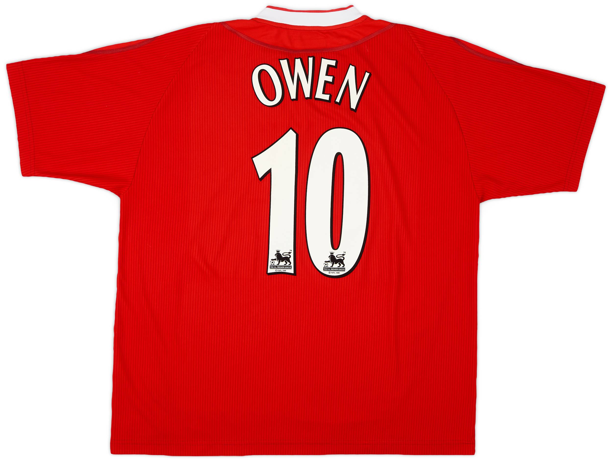 2002-04 Liverpool Home Shirt Owen #10 - 9/10 - (XL)