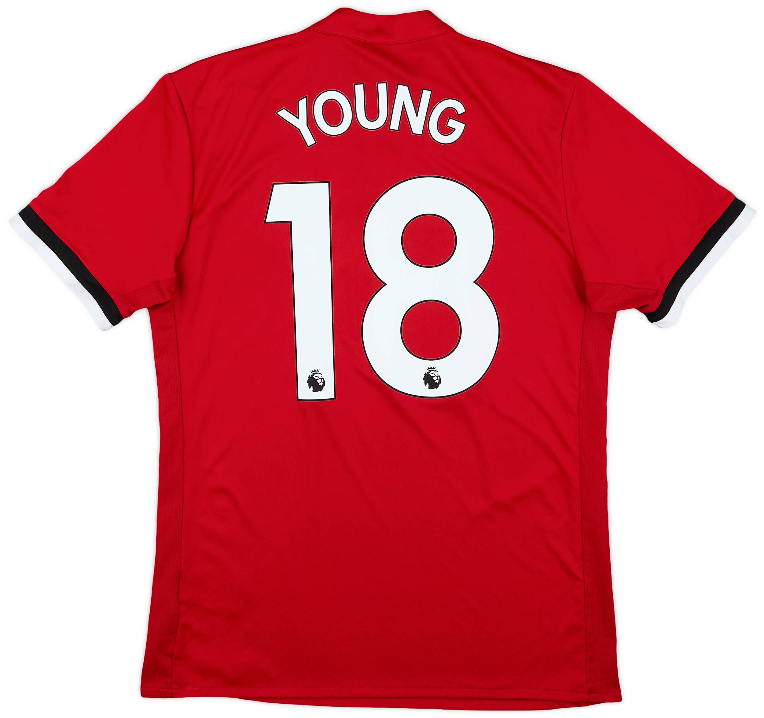 2017-18 Manchester United Home Shirt Young #18 - 7/10 - (M)
