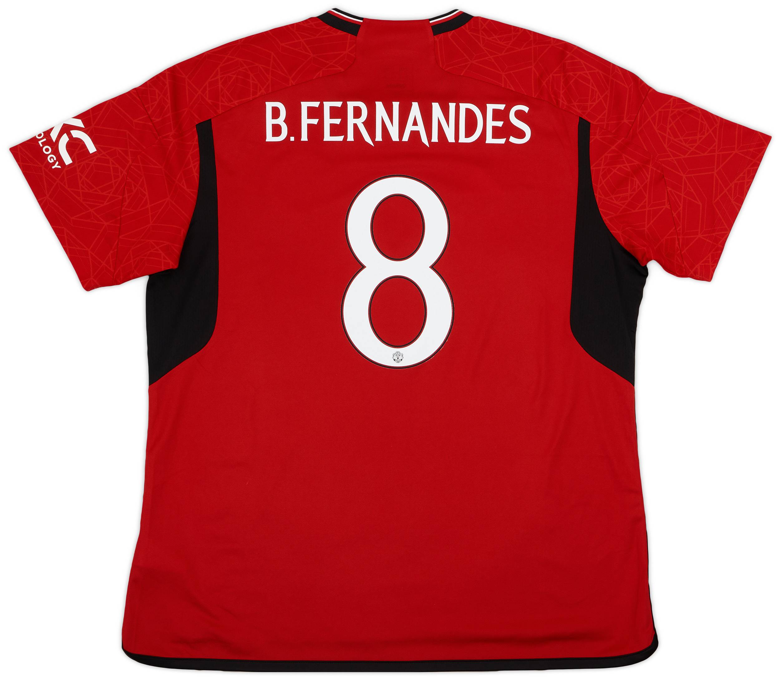 2023-24 Manchester United Home Shirt B.Fernandes #8 - 10/10 - (XXL)