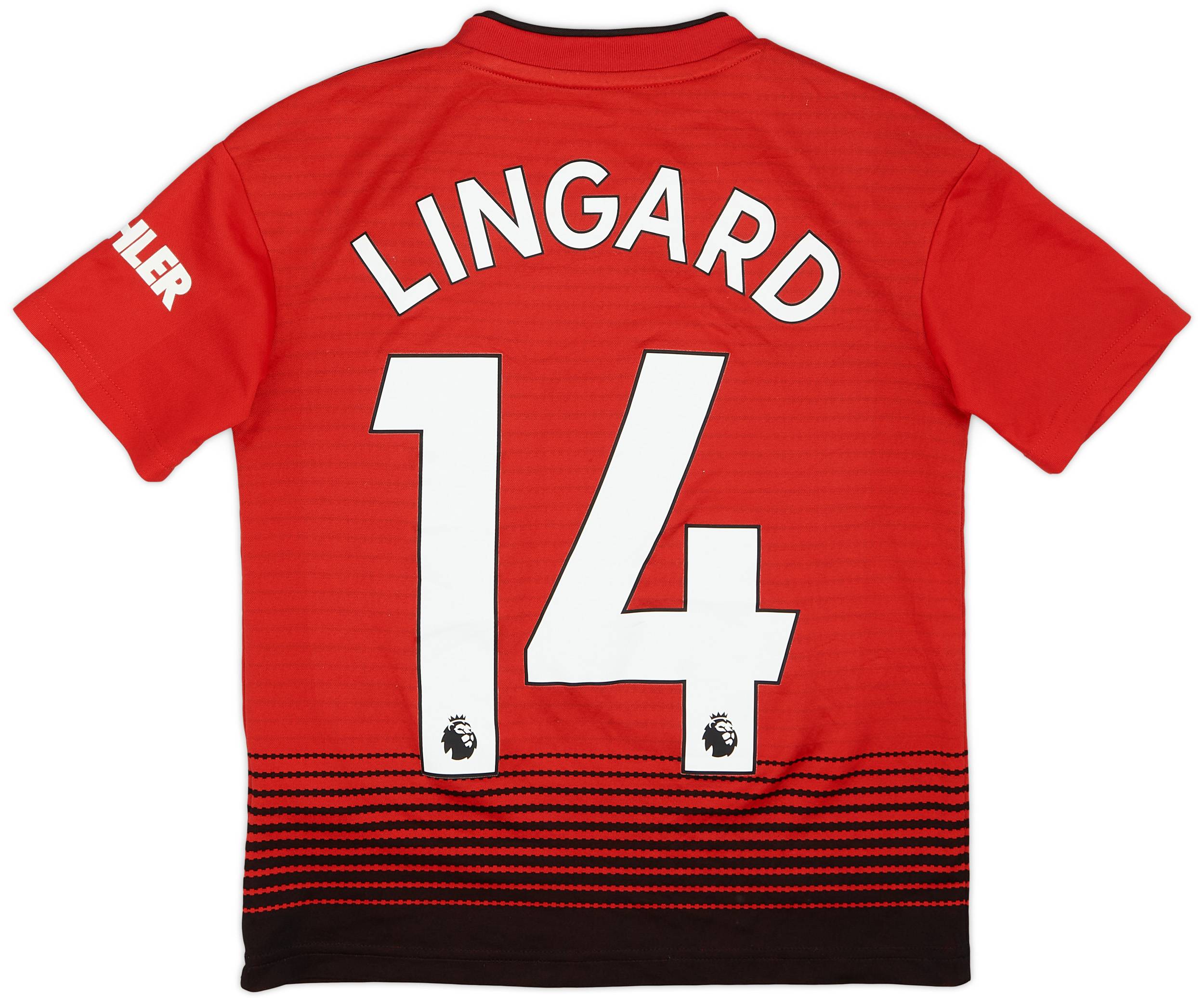 2018 19 Manchester United Home Shirt Lingard 14 8 10 S.Boys