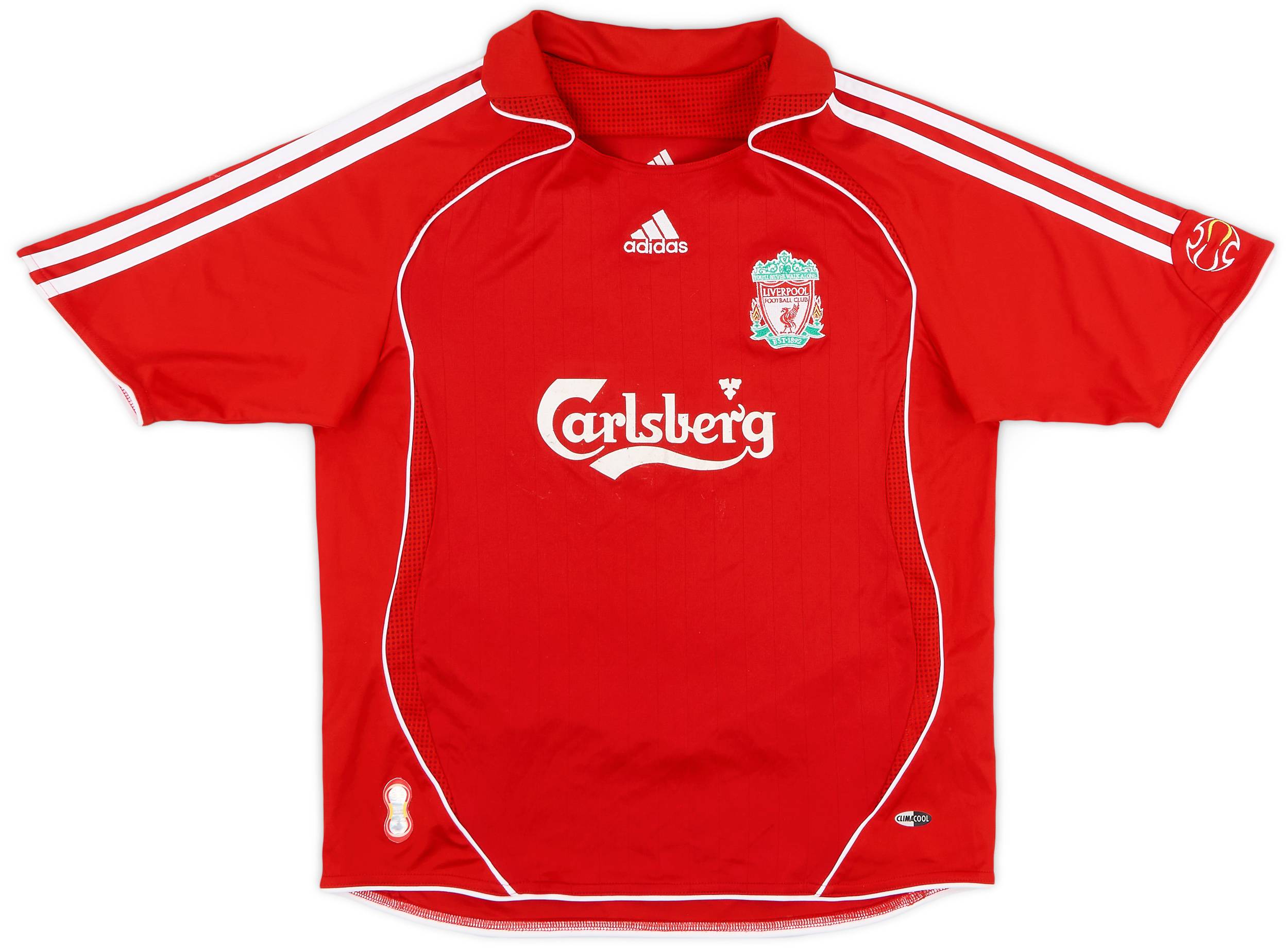 2006-08 Liverpool Home Shirt - 7/10 - (M.Boys)