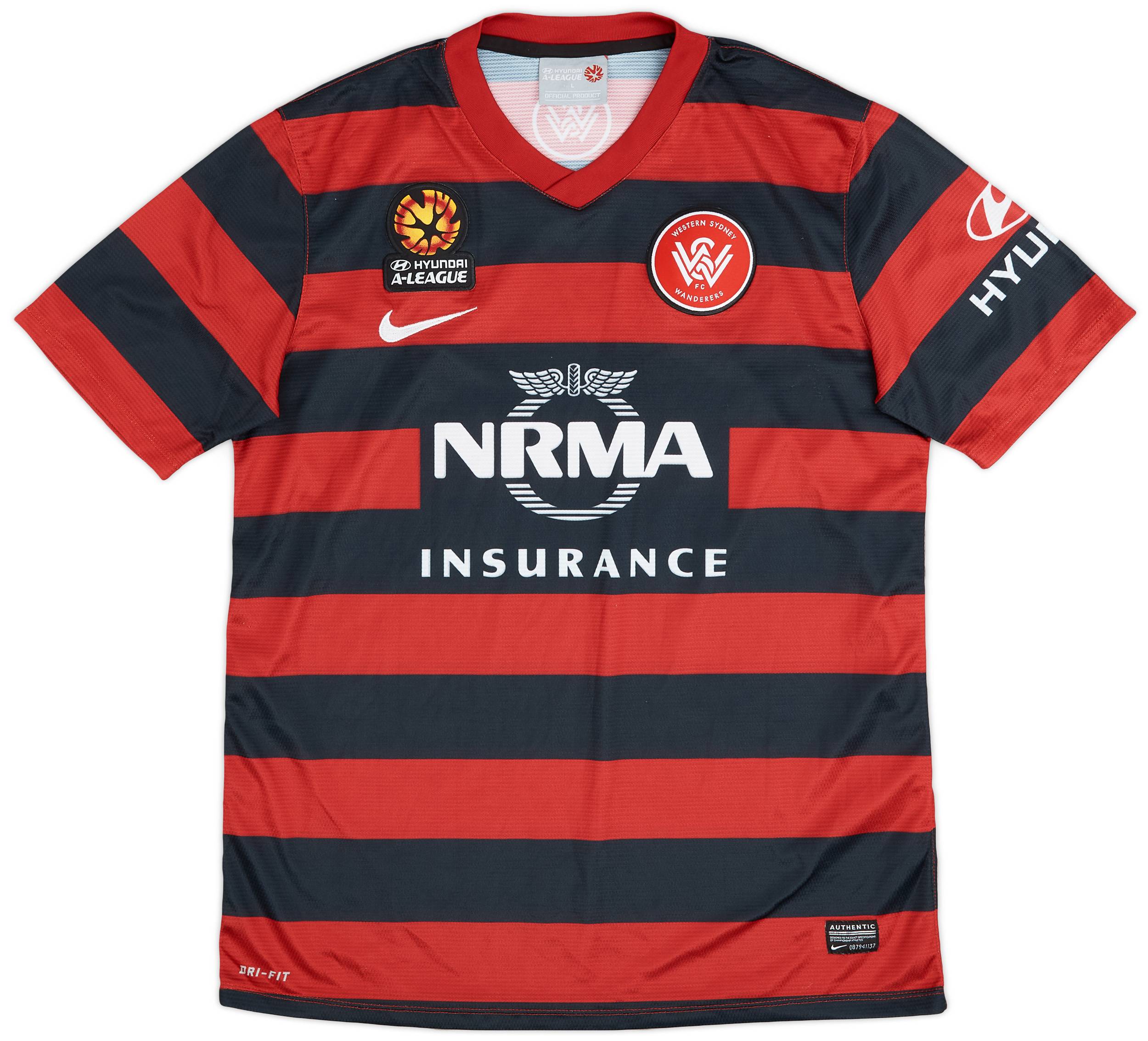 2012-14 Western Sydney Wanderers Home Shirt - 9/10 - (L)