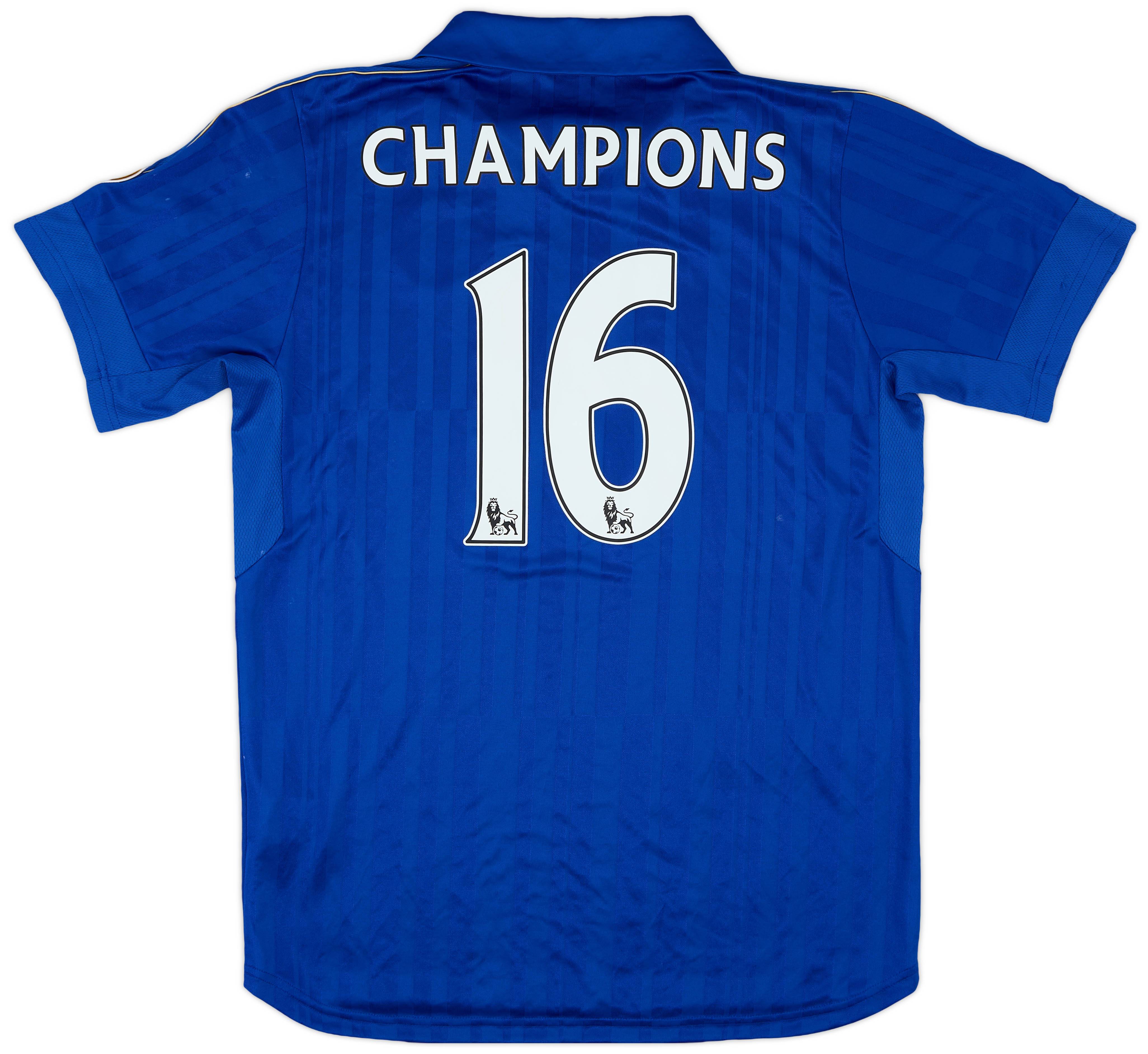 2016-17 Leicester Home Shirt Champions #16 - 7/10 - (L)