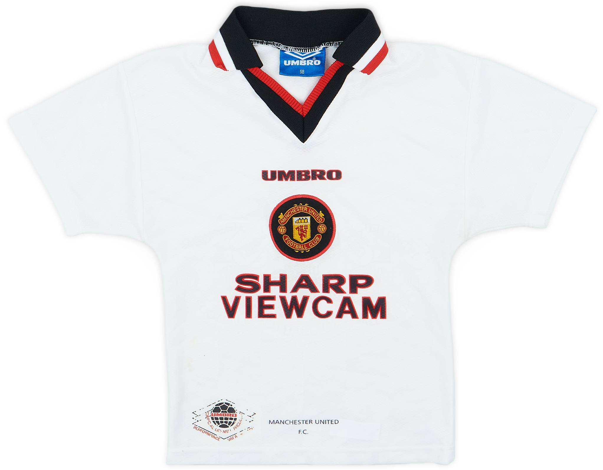 ウェア Manchester United 1996/97 Away Uniform 1996-97 Manchester United Away Shirt CANTONA 7 (L) - Football