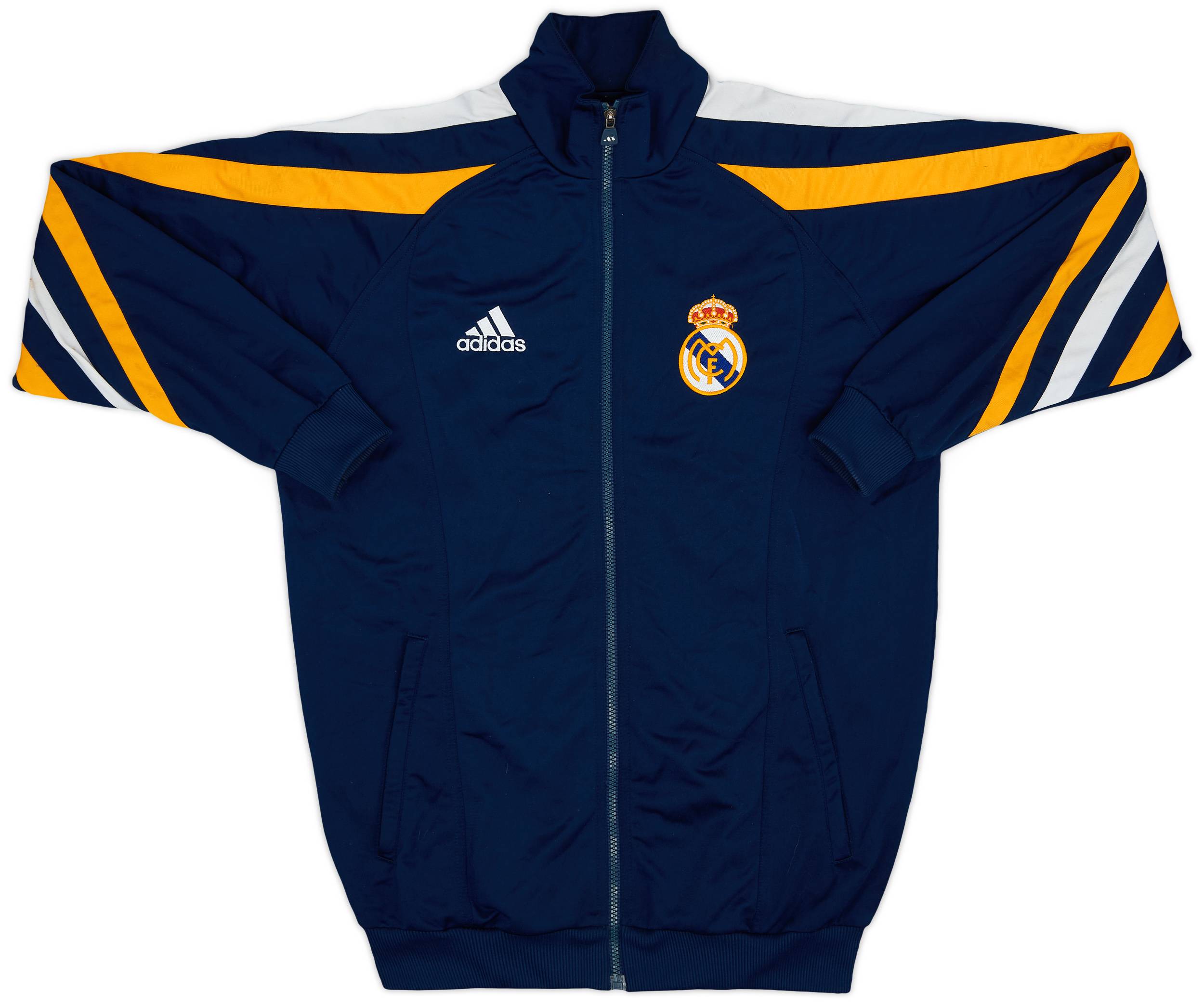1998-99 Real Madrid adidas Track Jacket - 8/10 - (XL.Boys)