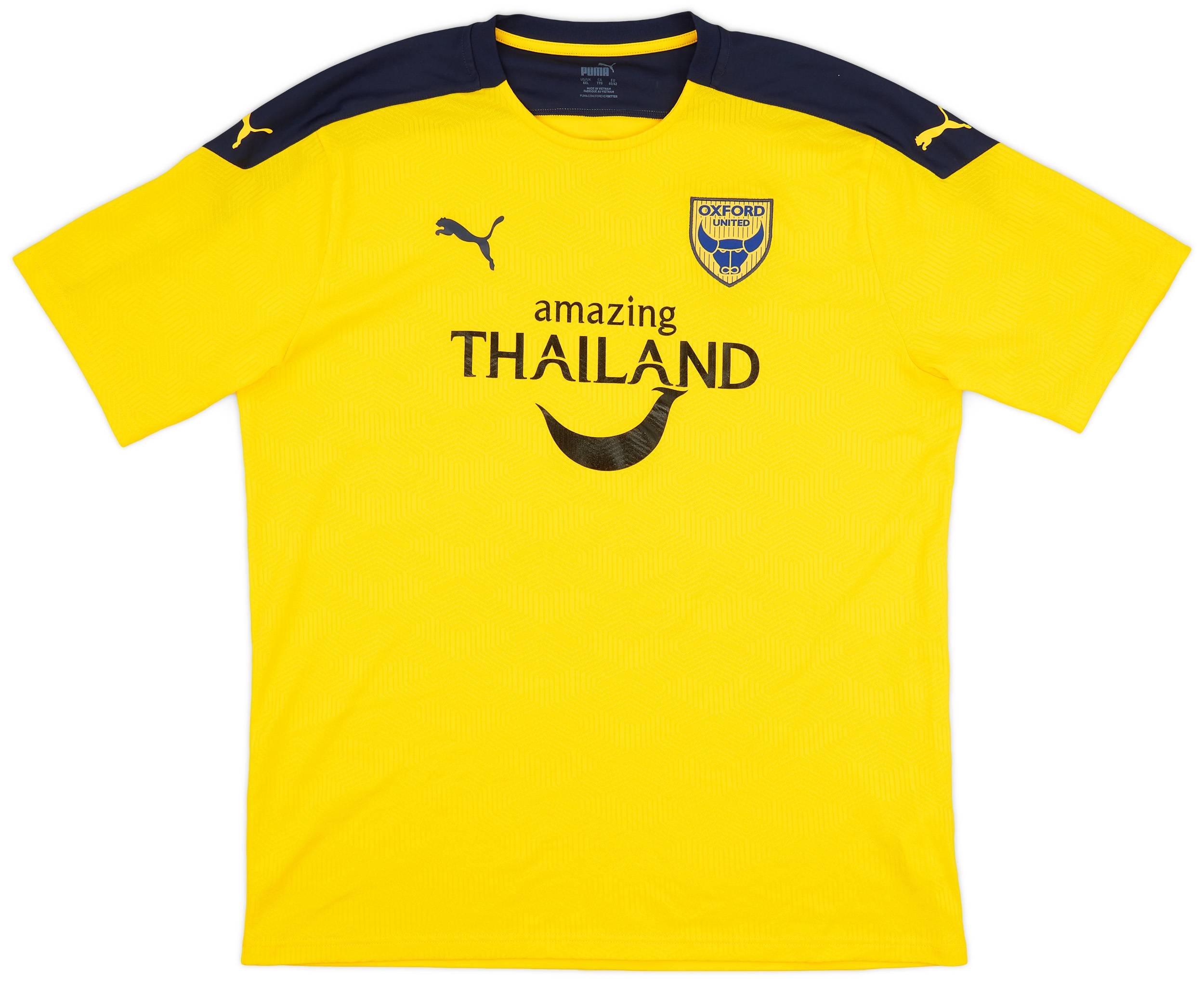 2020-21 Oxford United Home Shirt - 9/10 - (XXL)
