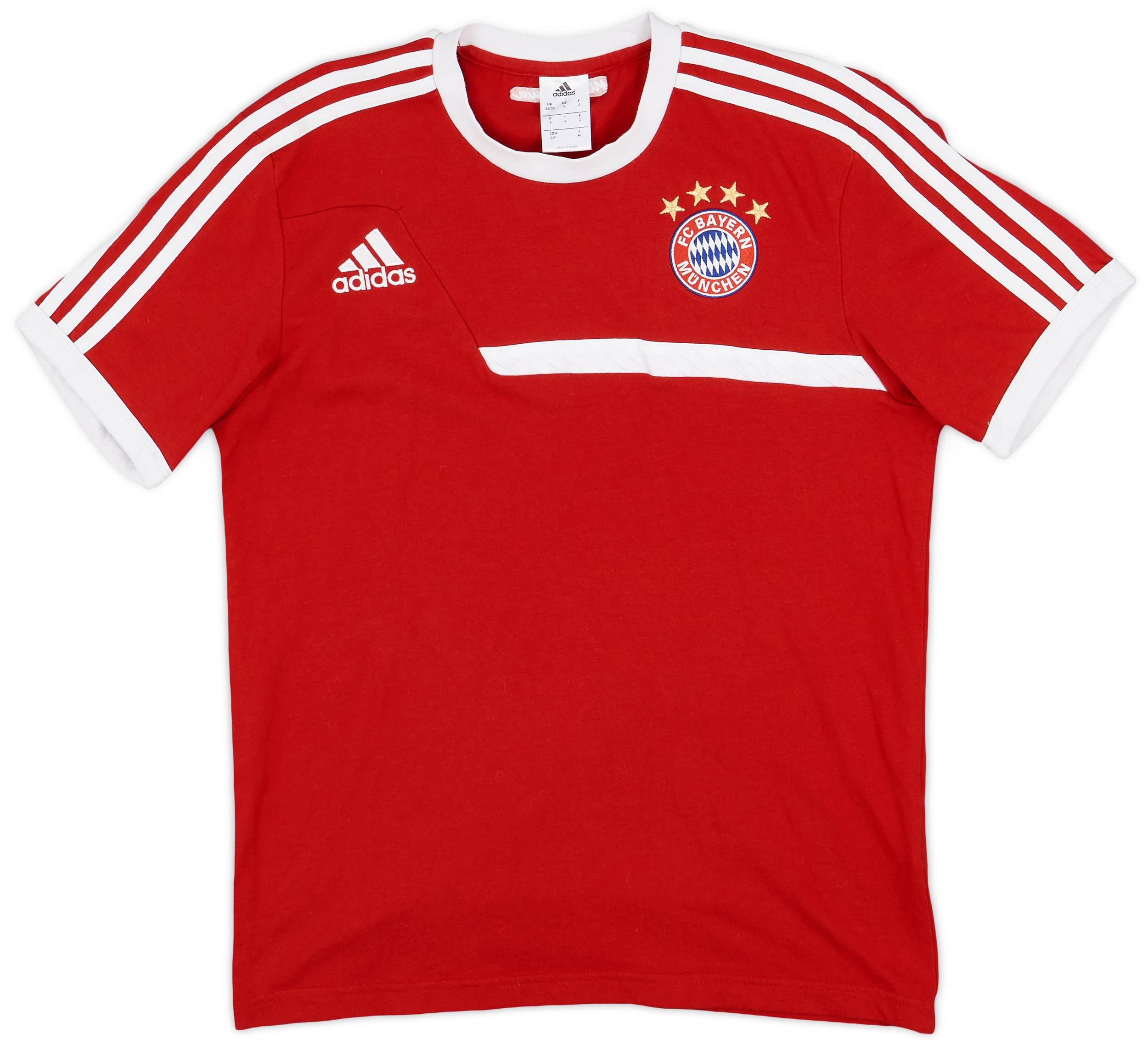 2013-14 Bayern Munich adidas Cotton Tee - 8/10 - (S)