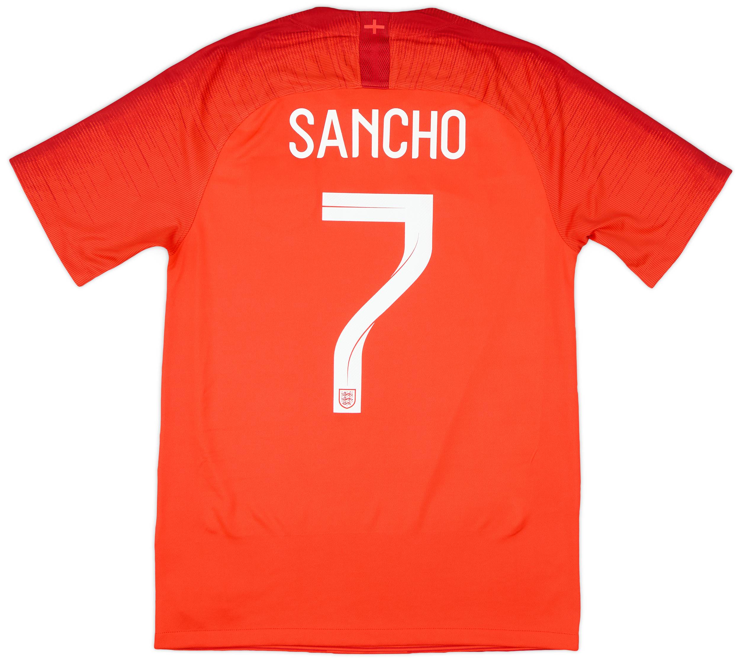 2018-19 England Away Shirt Sancho #7 - 10/10 - (L)