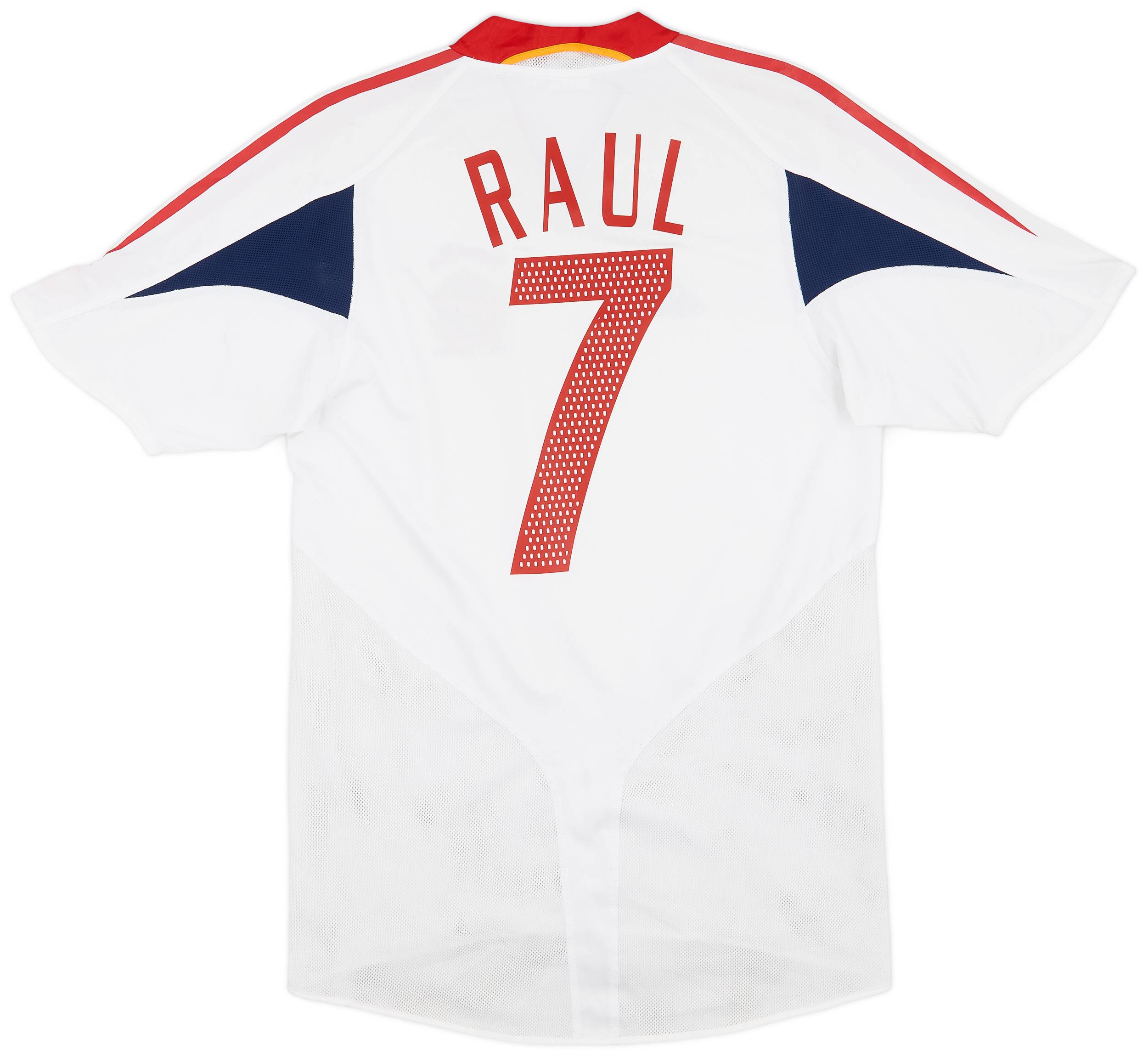2004-06 Spain Away Shirt Raul #7 - 8/10 - (S)