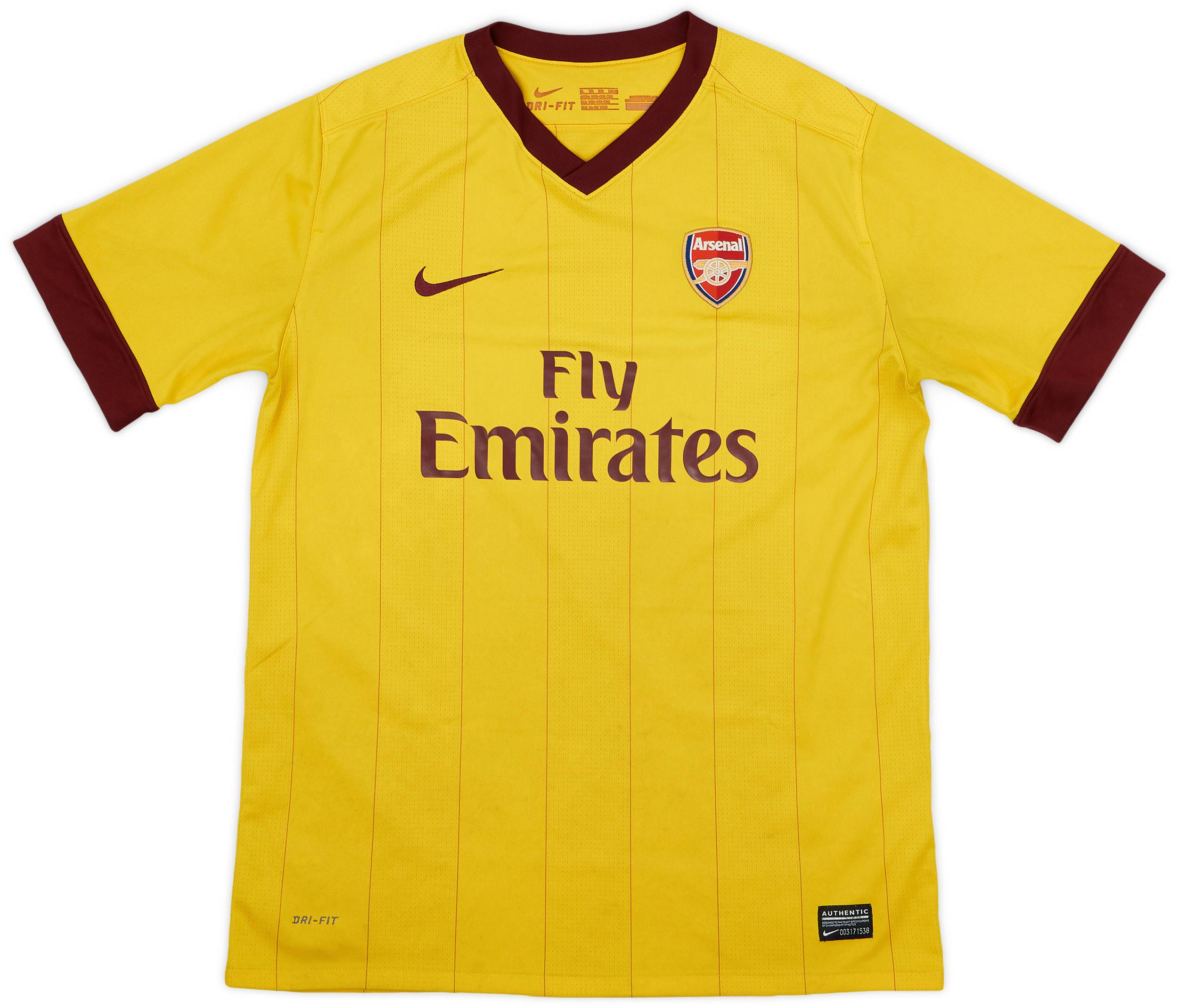 2010-13 Arsenal Away Shirt - 5/10 - (XL.Boys)