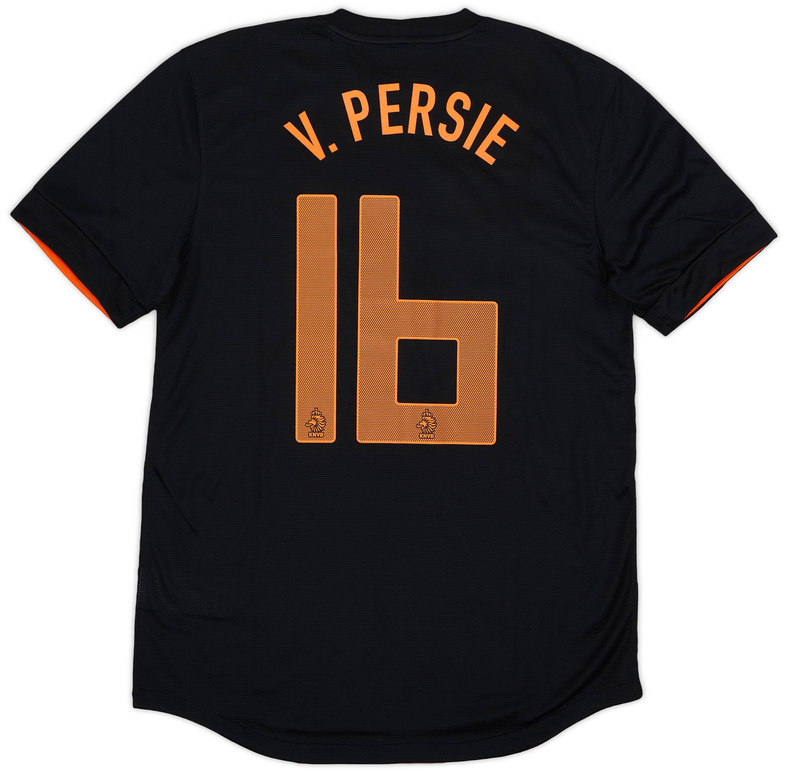 2012-13 Netherlands 'Poland-Ukraine 2012' Away Shirt v. Persie #16 (M)