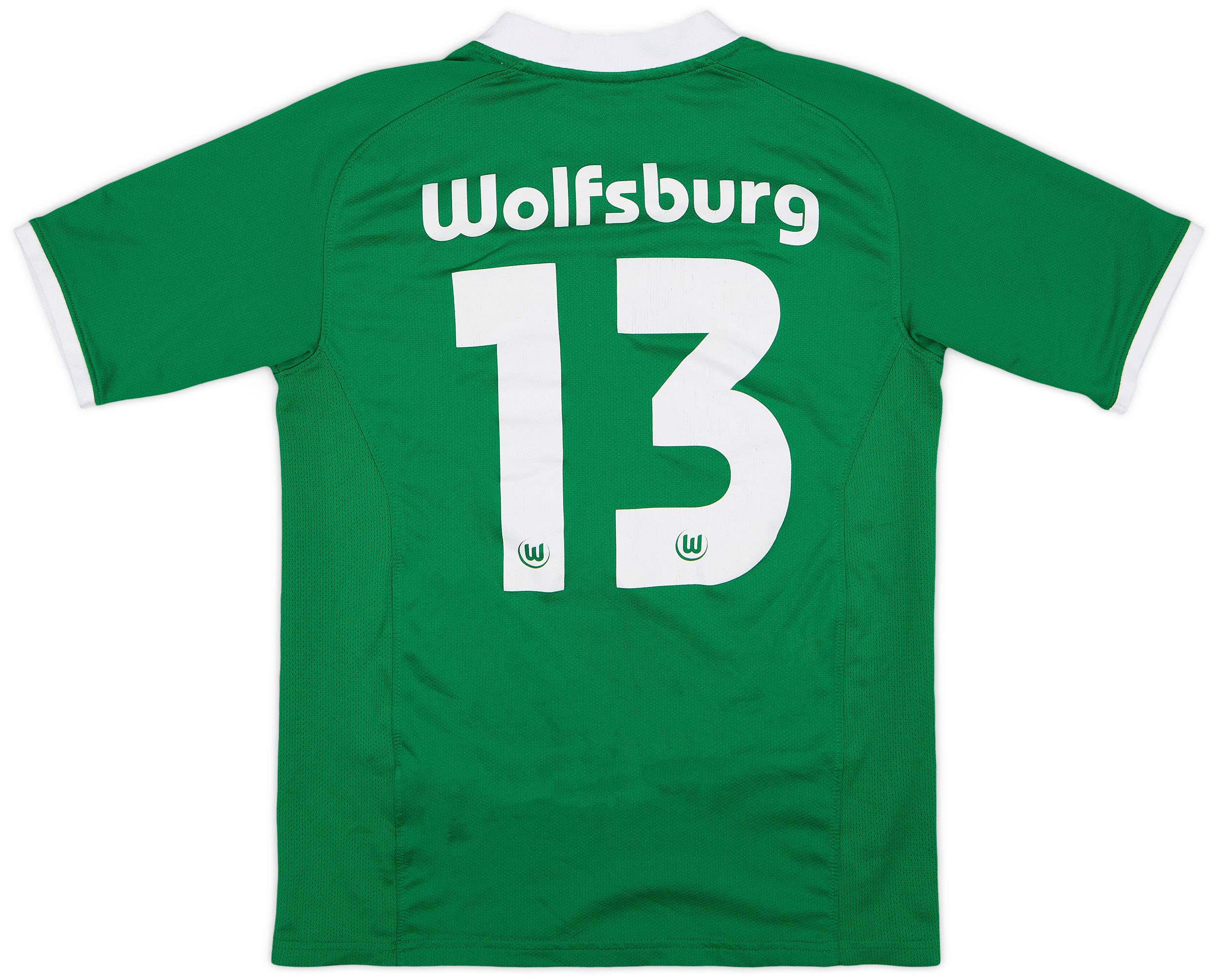 2008-09 Wolfsburg Home Shirt #13 - 7/10 - (L.Boys)