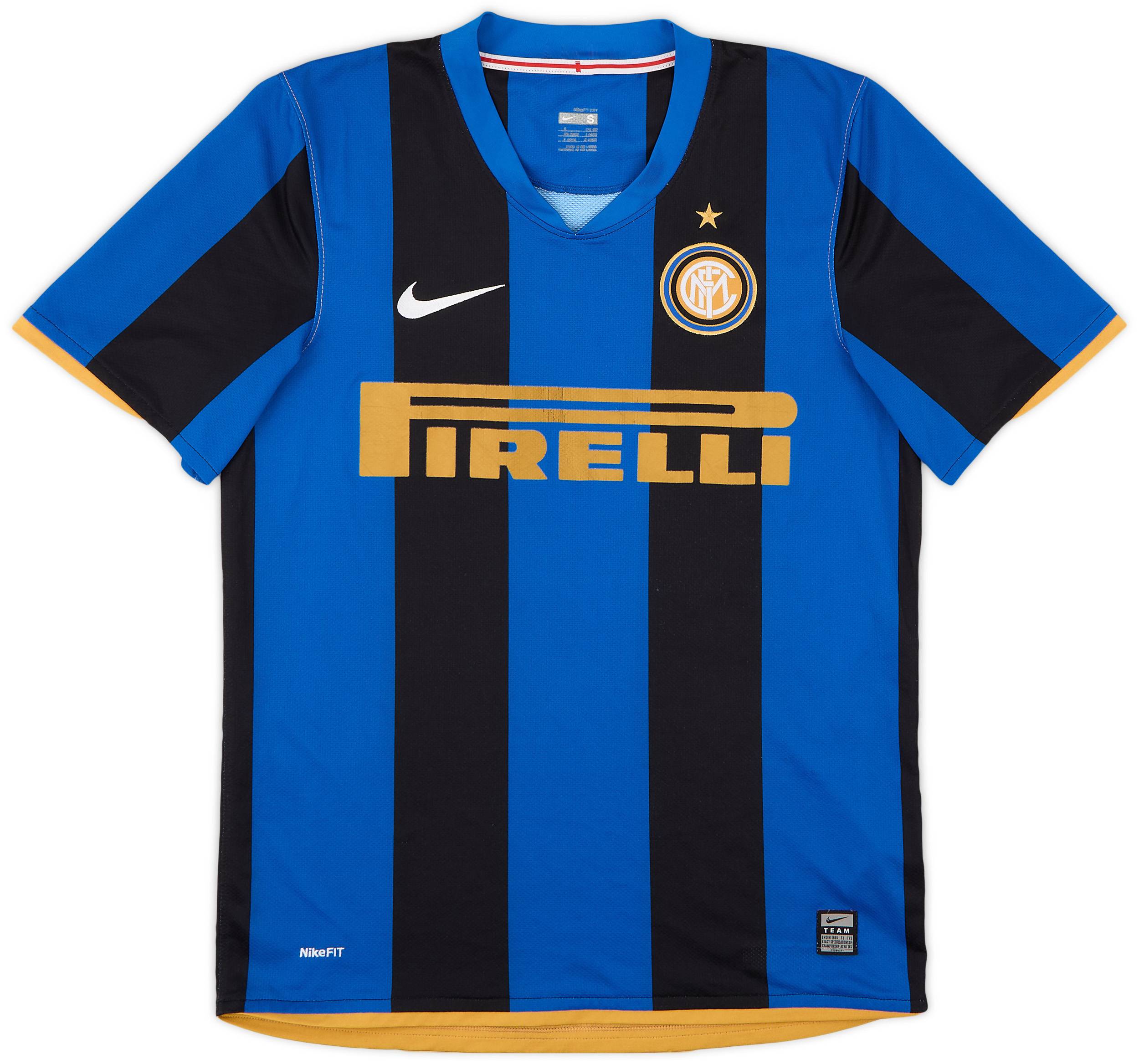 ブランド通販 Inter 2008-09 Milan (S) - 6/10 - Shirt Home ウェア