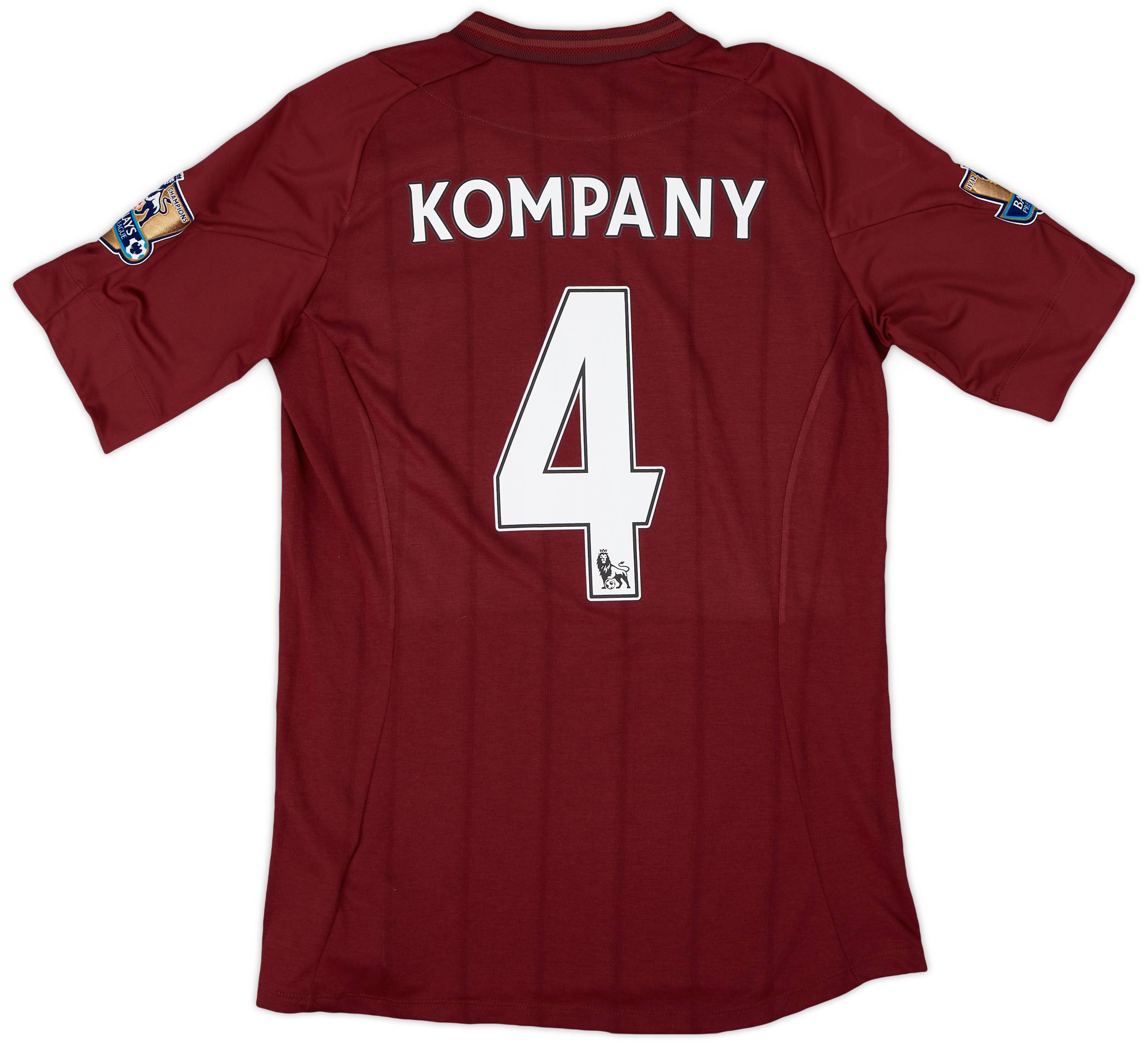 2012-13 Manchester City Away Shirt Kompany #4 (M)