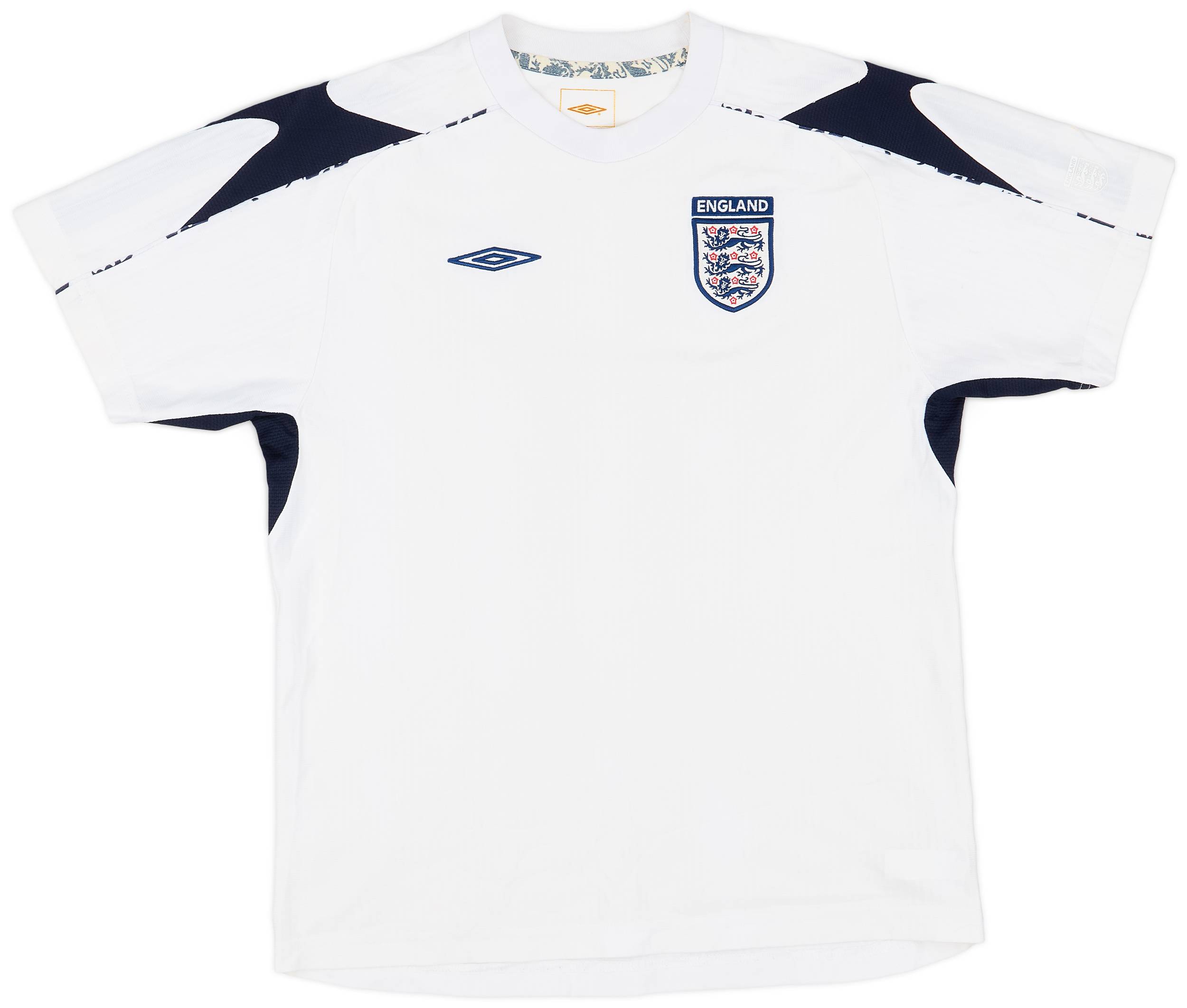 2007-08 England Umbro Training Shirt - 8/10 - (XL.Boys)