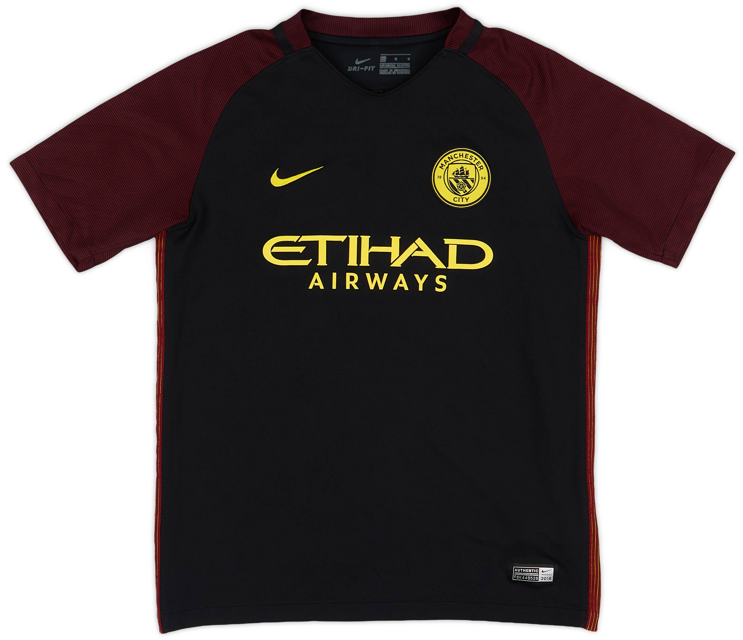 2016-17 Manchester City Away Shirt - 8/10 - (L.Boys)